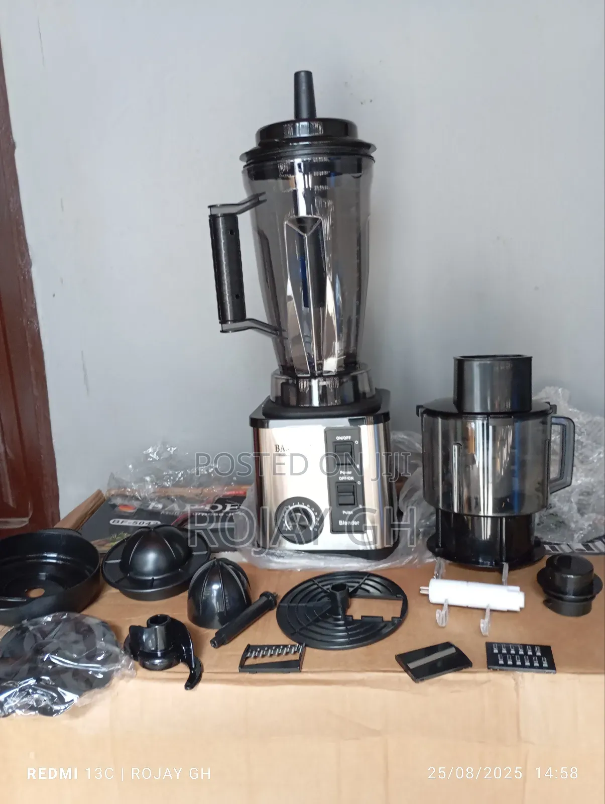 Bardefu Heavy-Duty 8-in-1 Multi-Purpose Blender - 9500w - 4.0l