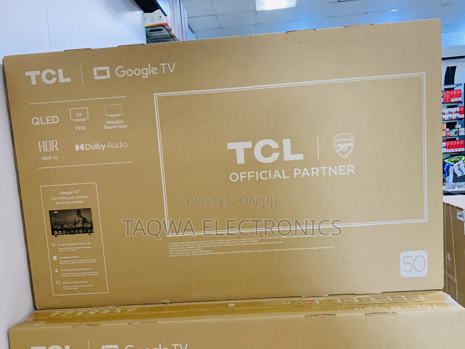 TCL 50 “ Qled Smart Tv