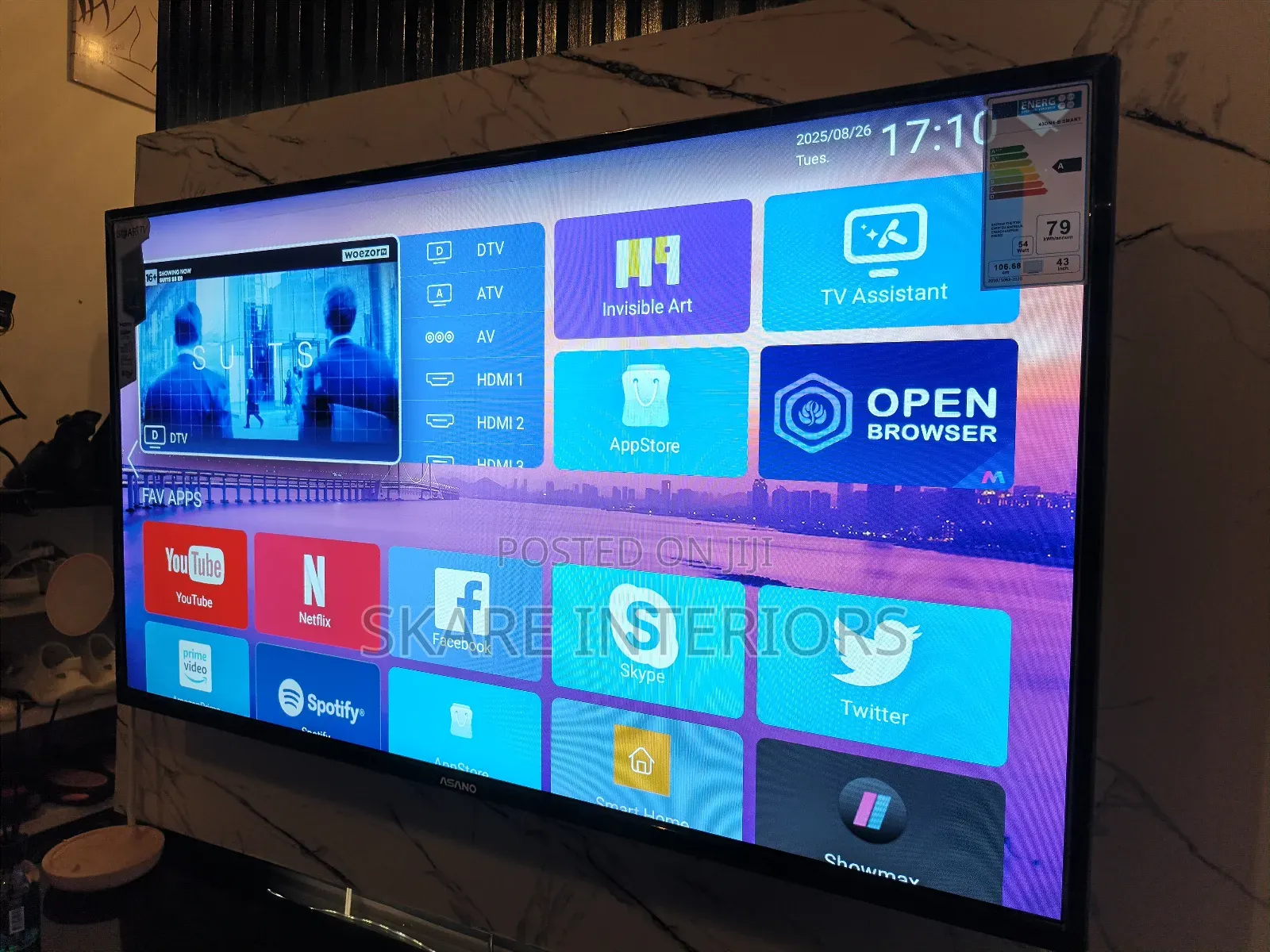 Asano 43" Smart Television
