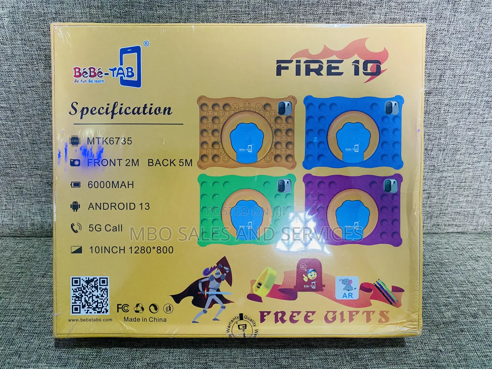 Bebe-tab Fire 10 Children’S Learning Tablet 10 Inches Sim Supported