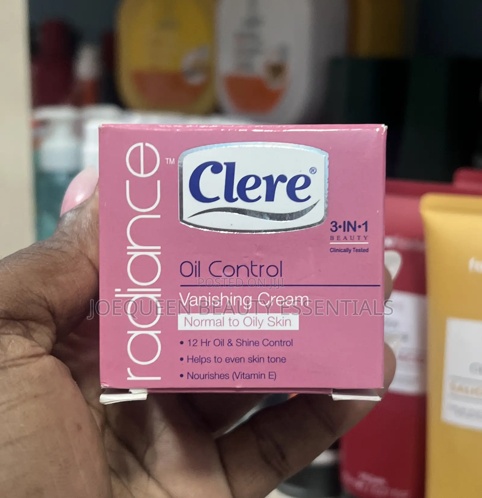 Clere Radiance Oil Control Vanishing Cream