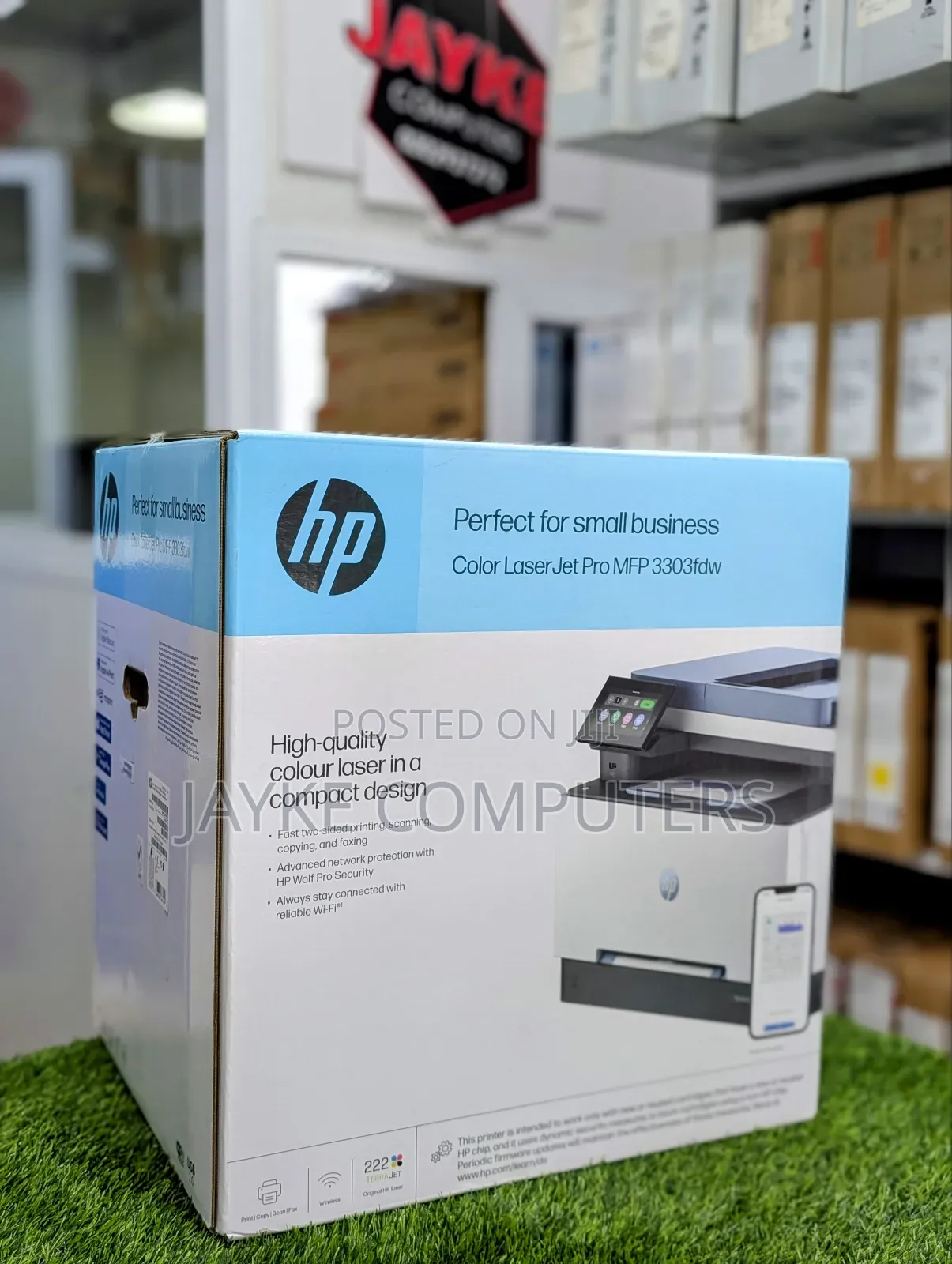 Hp Color Laserjet 3303fdw –Wireless, Print, Scan, Copy