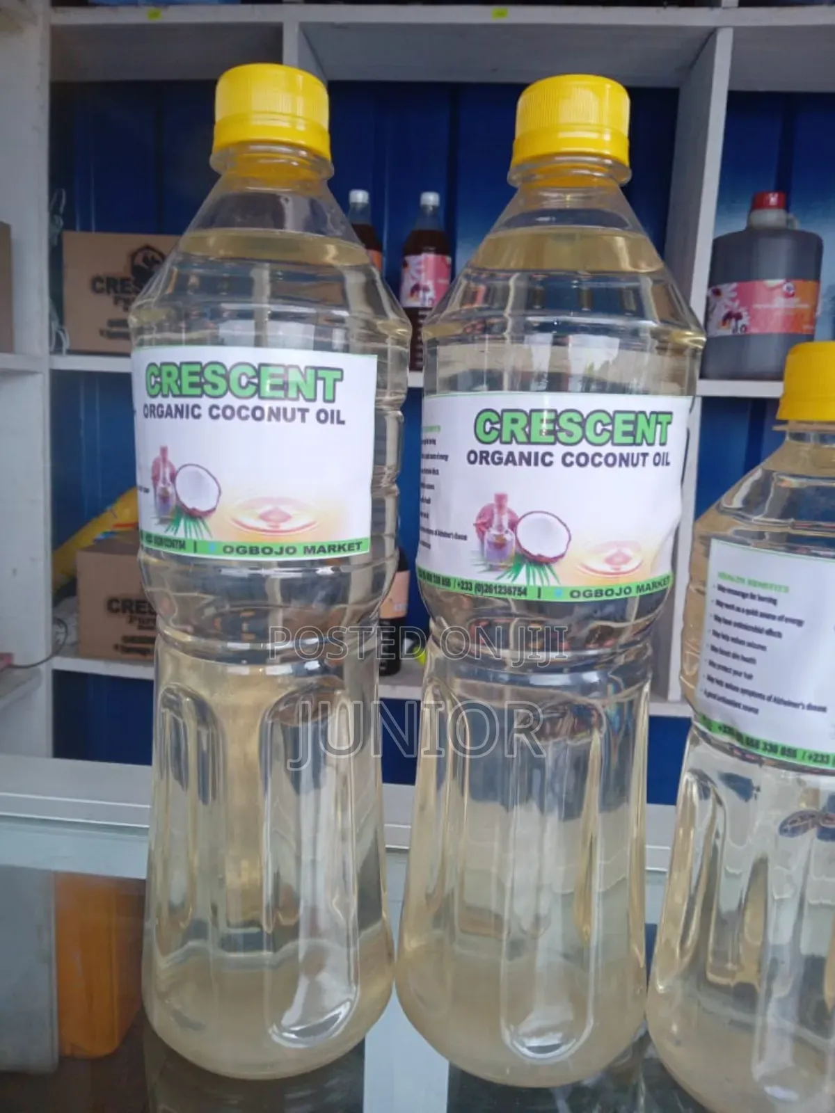 Cold Pressed Coconut Oil 1 Litre for Sale