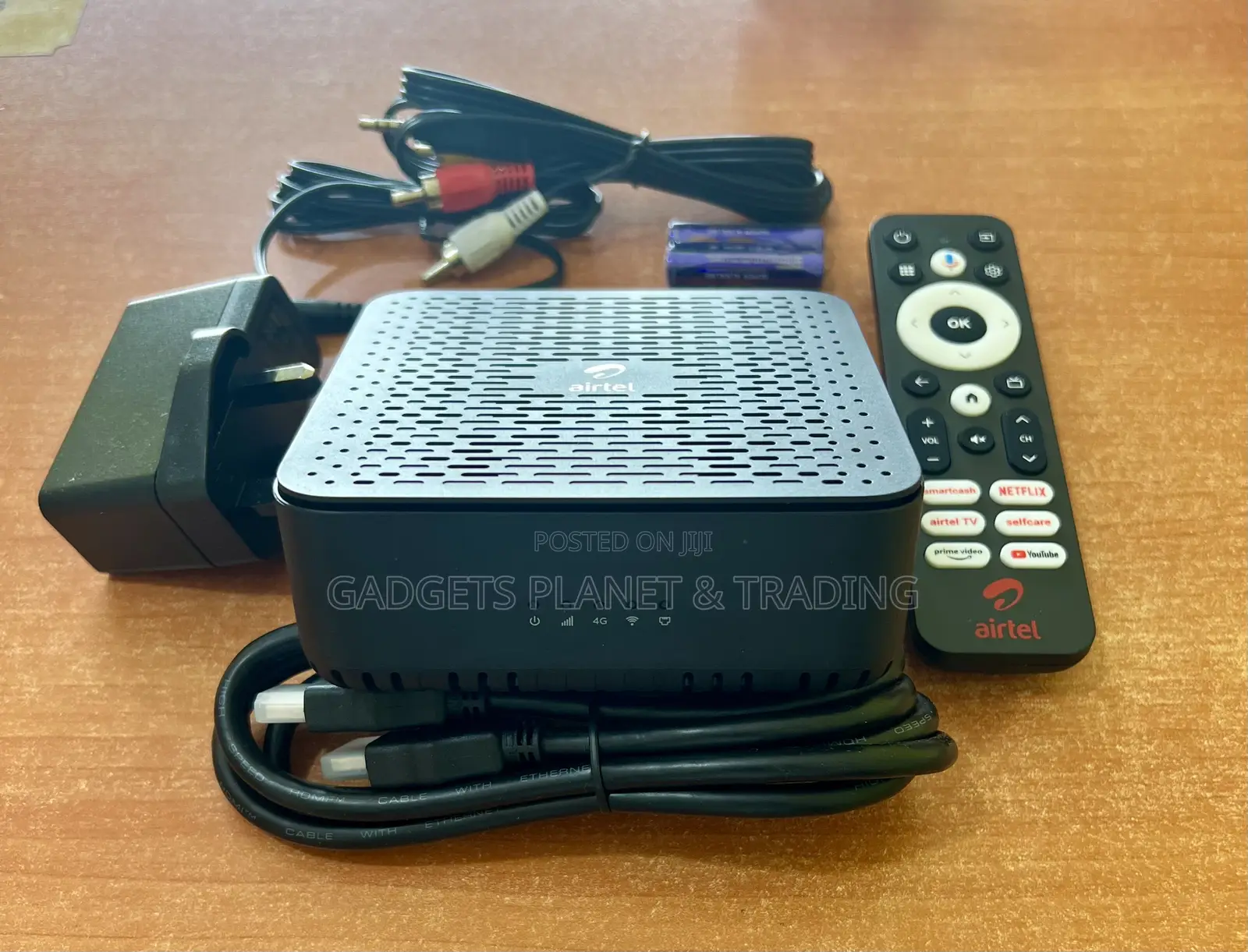 Airtel Android Hot Smart Tv Box + Inbuilt Universal Router - D350