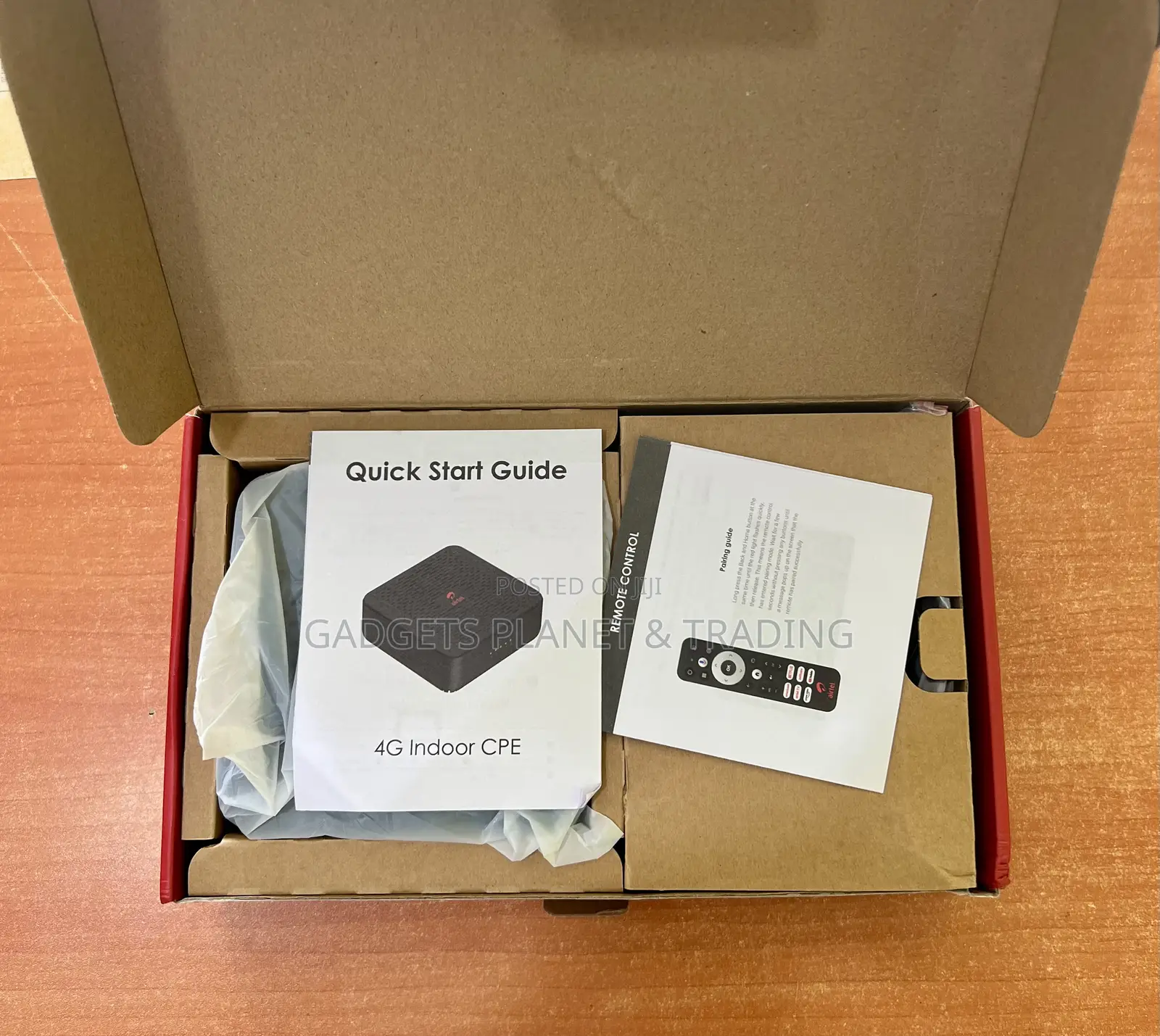 Airtel Android Hot Smart Tv Box + Inbuilt Universal Router - D350