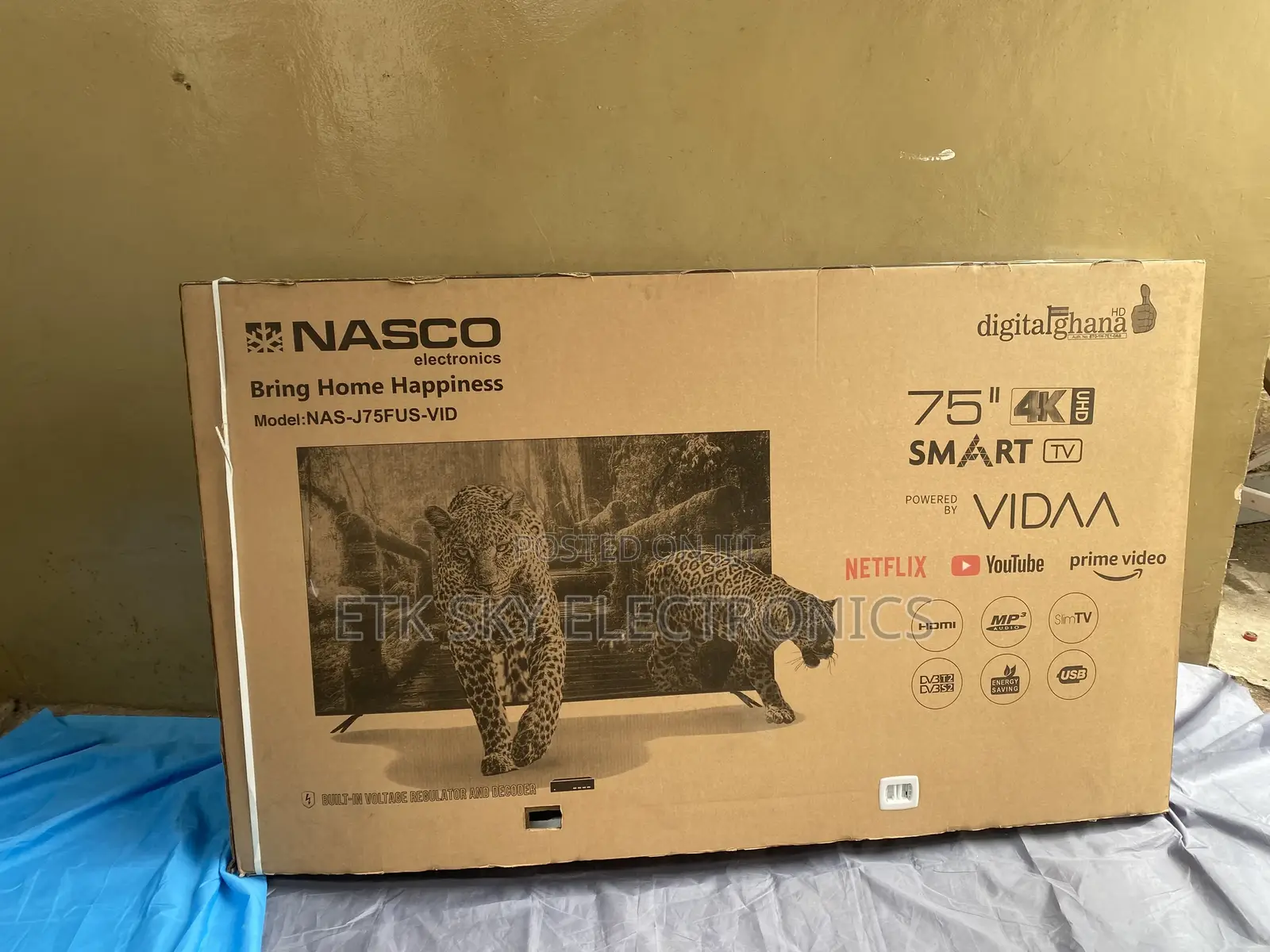 Nas-J75fus-Vid Nasco 75” Smart Uhd Tv