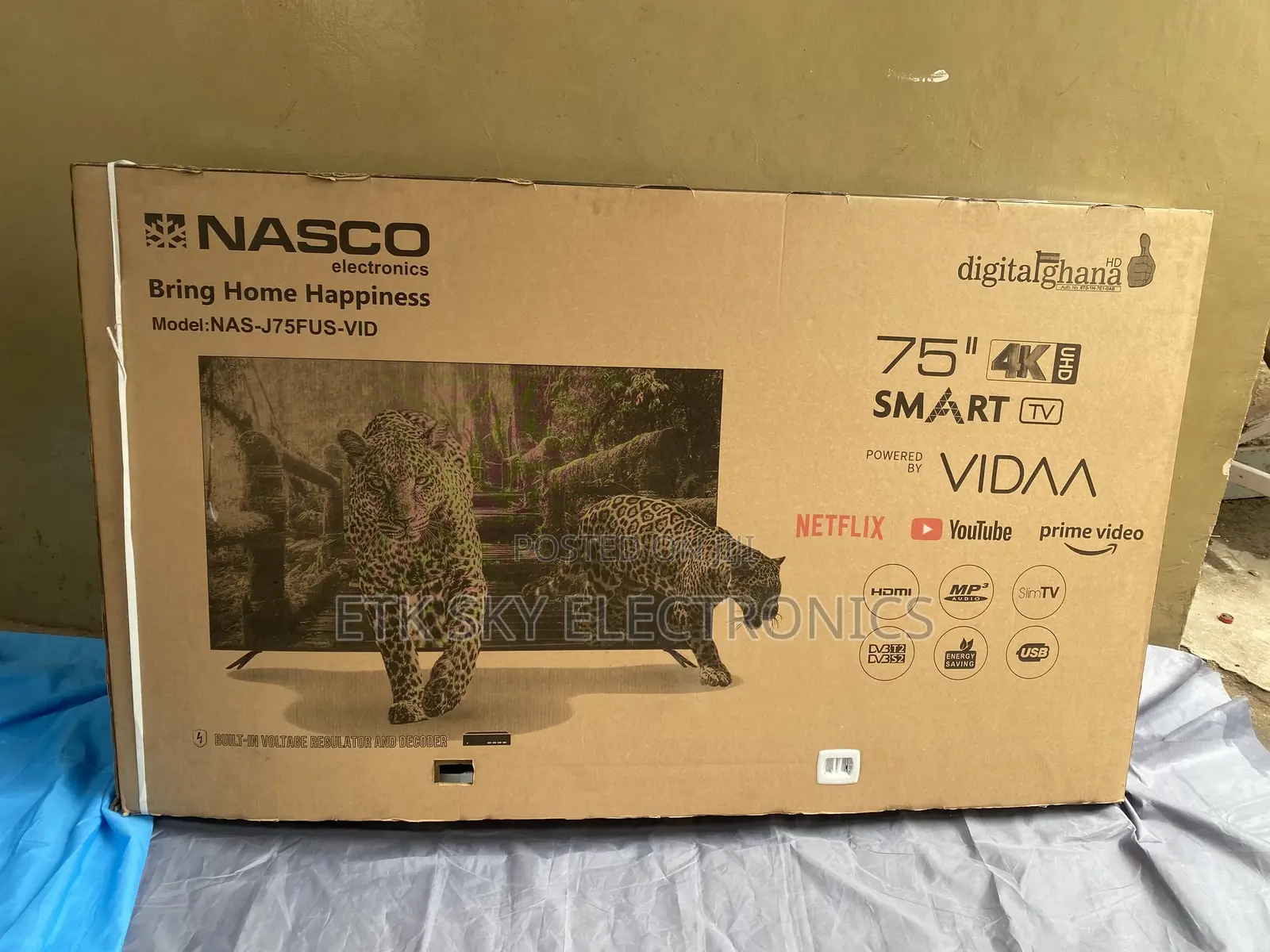 Nas-J75fus-Vid Nasco 75” Smart Uhd Tv