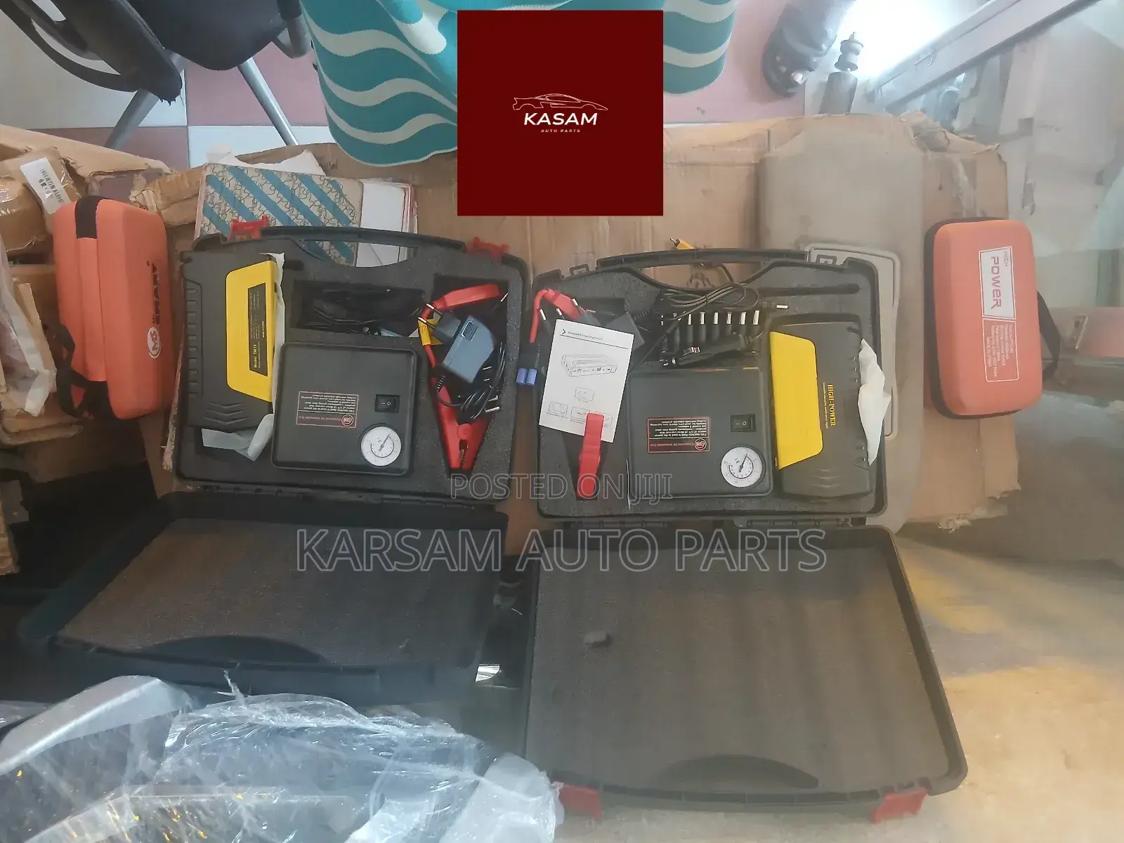 Jumper Starter With Tire Inflator Complete Set (Type A)