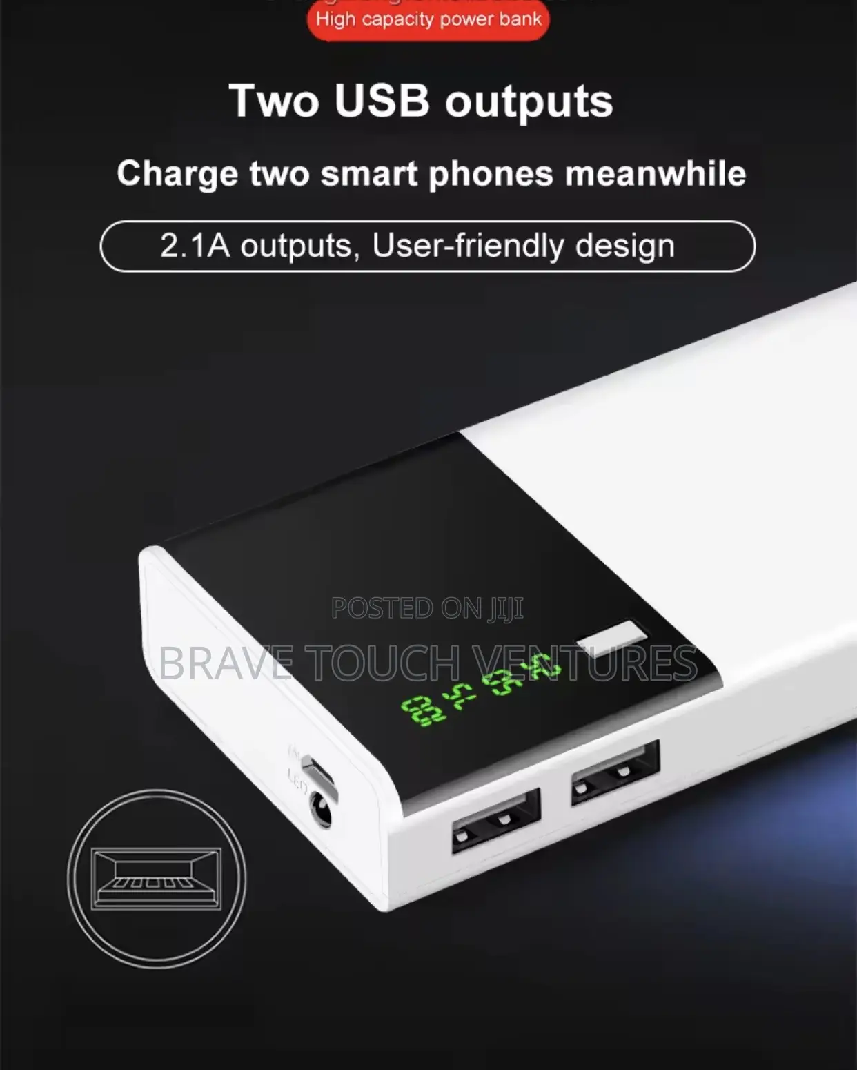 20000mah Oem Power Bank With Led Display