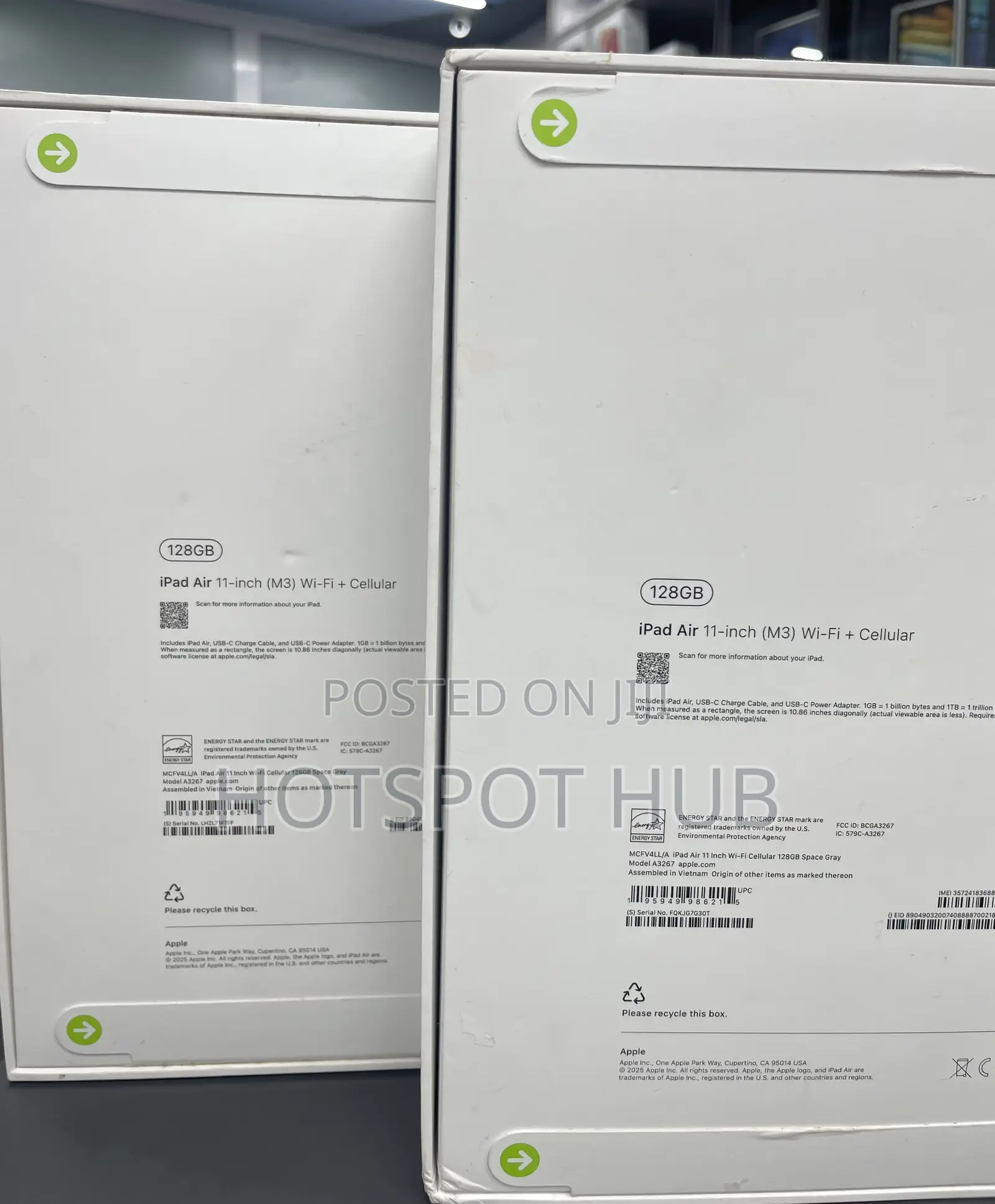 New Apple iPad Air 128 GB Gray