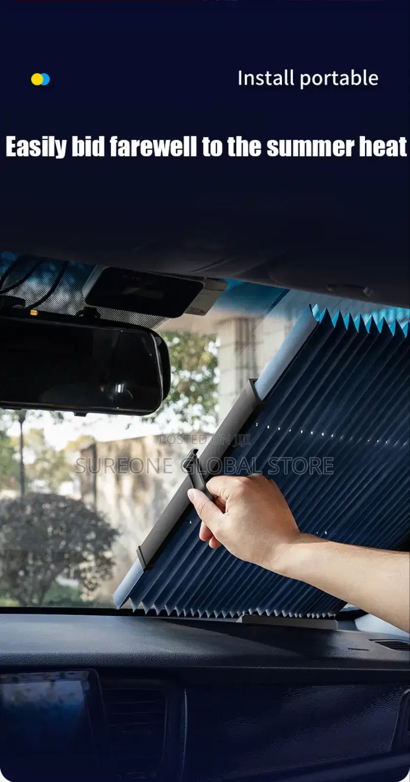 Car Front/Rear Window Sunshades
