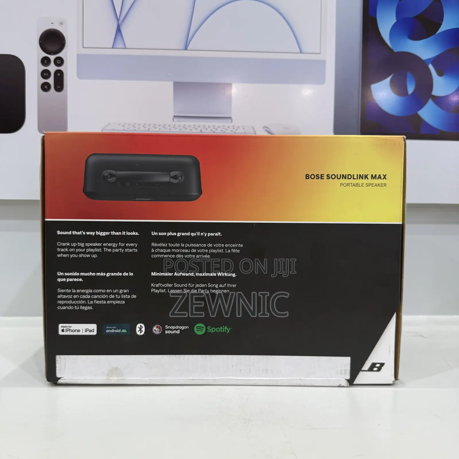 Bose - Soundlink Max Portable Bluetooth Speaker - Black