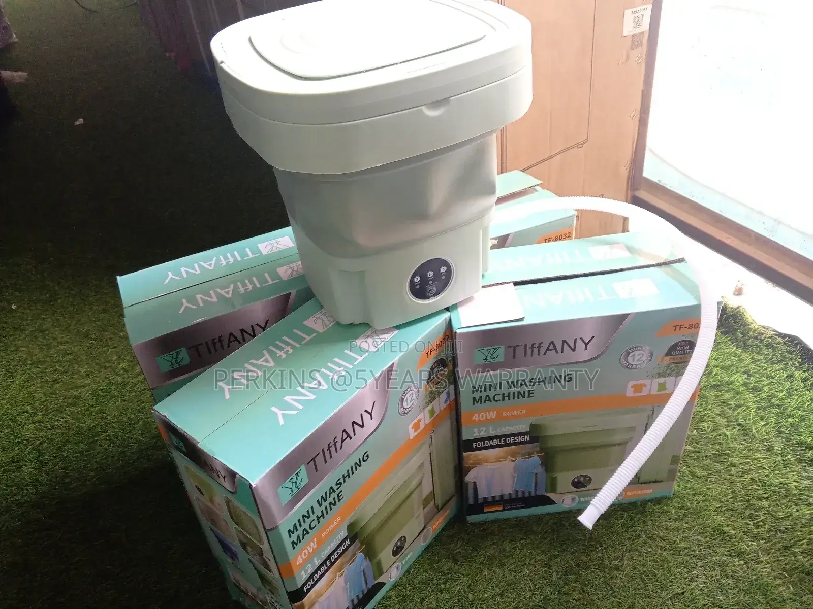 12l Tiffany Compact Wash and Mini Spin Washing Machine
