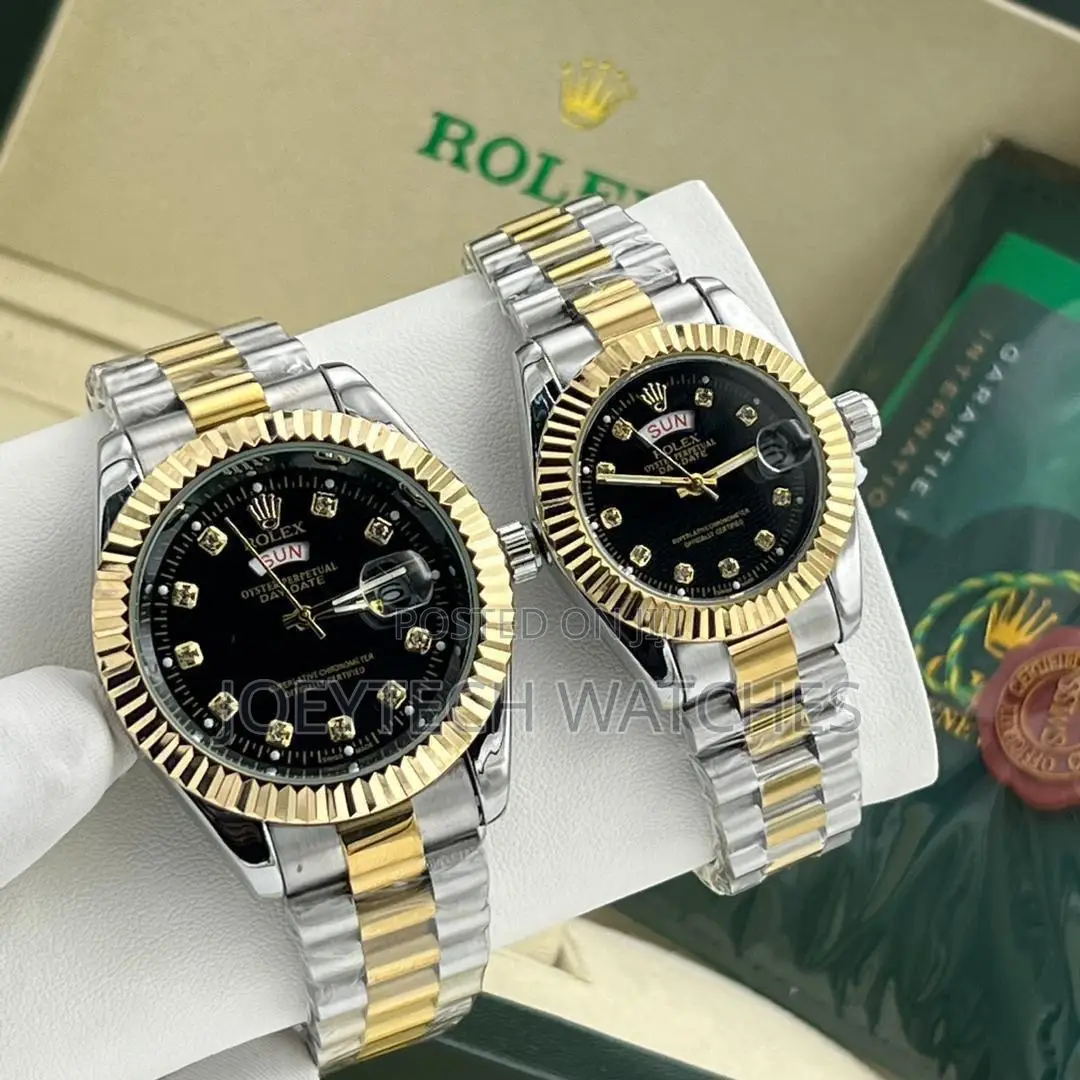 Couple Rolex Watch ( Silver )
