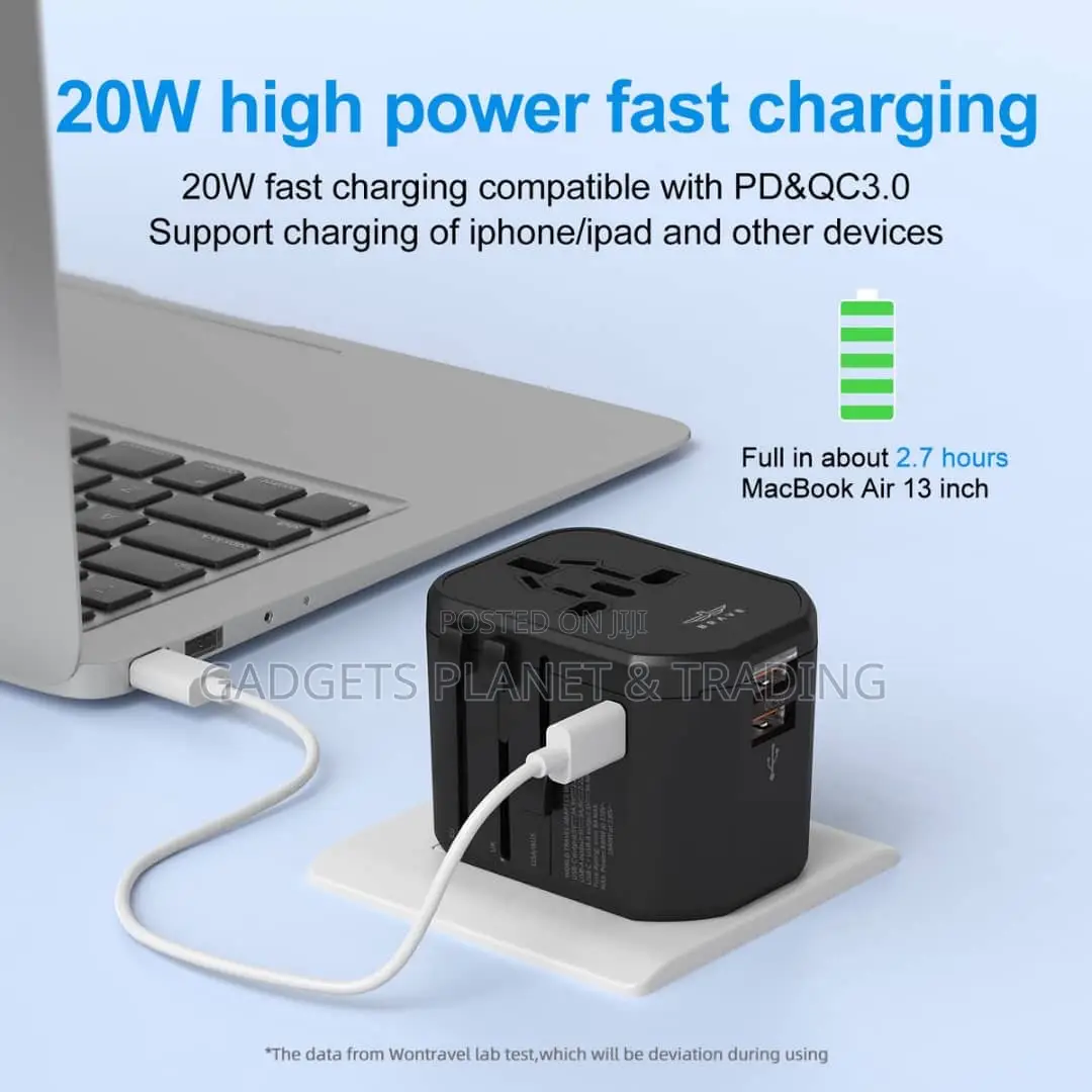 Brave 20w Multi-Port Travel Charger With Pd Qc 3.0 - BTC-33