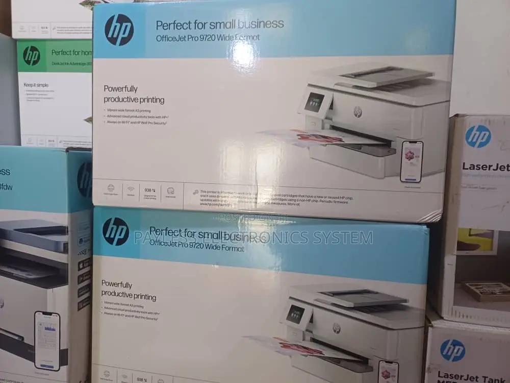 / HP Officejet Pro 9720 Wide Format All-in-One Printers