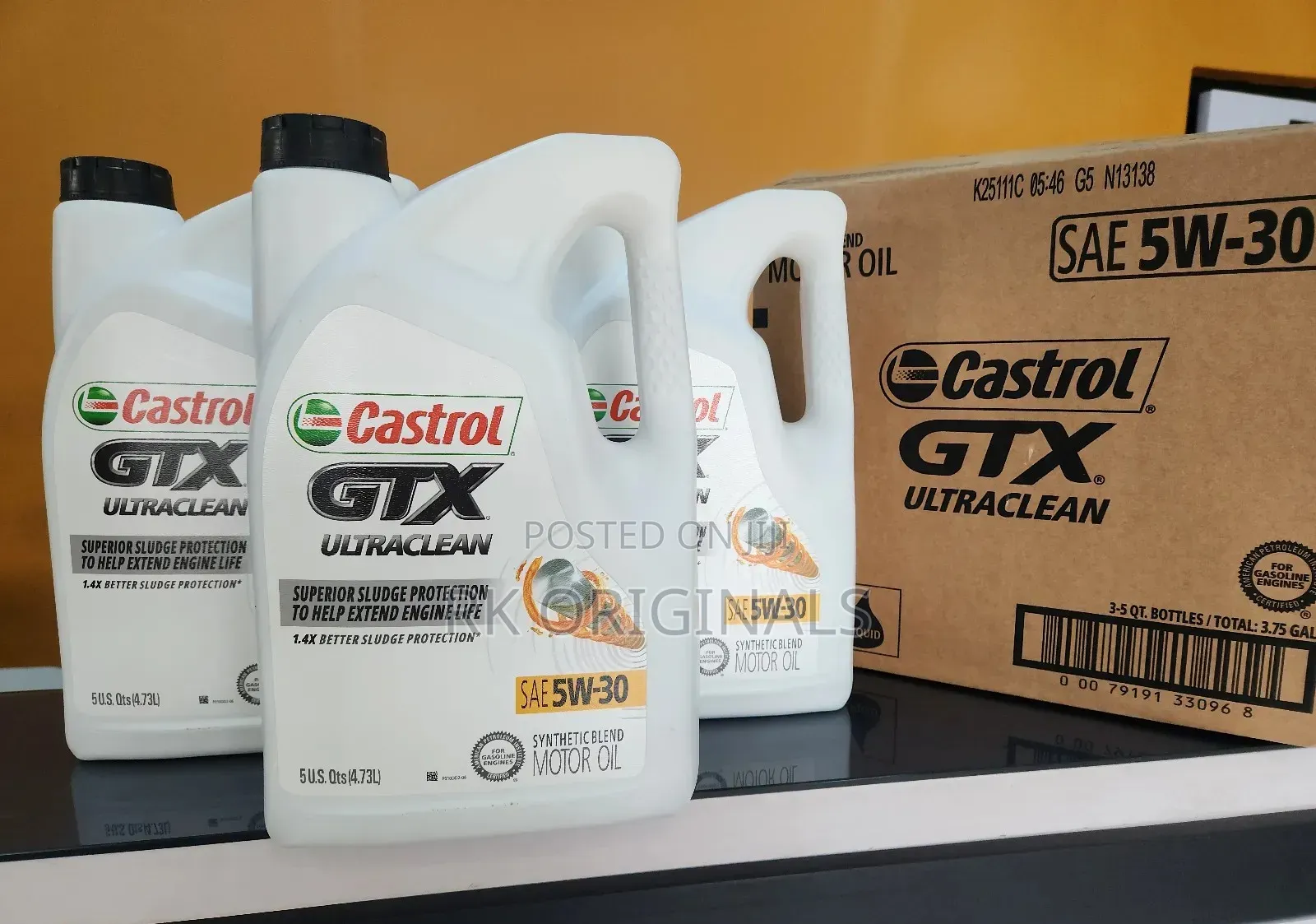 Castrol Gtx 5w30 5l Imported From Usa 🇺🇸