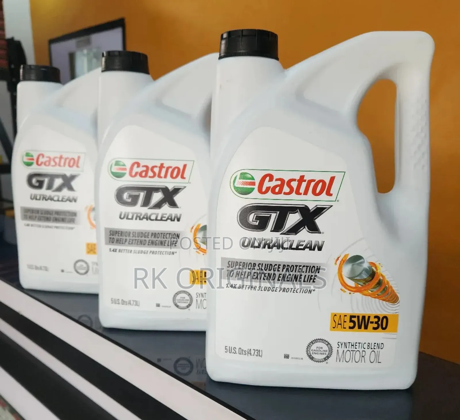 Castrol Gtx 5w30 5l Imported From Usa 🇺🇸