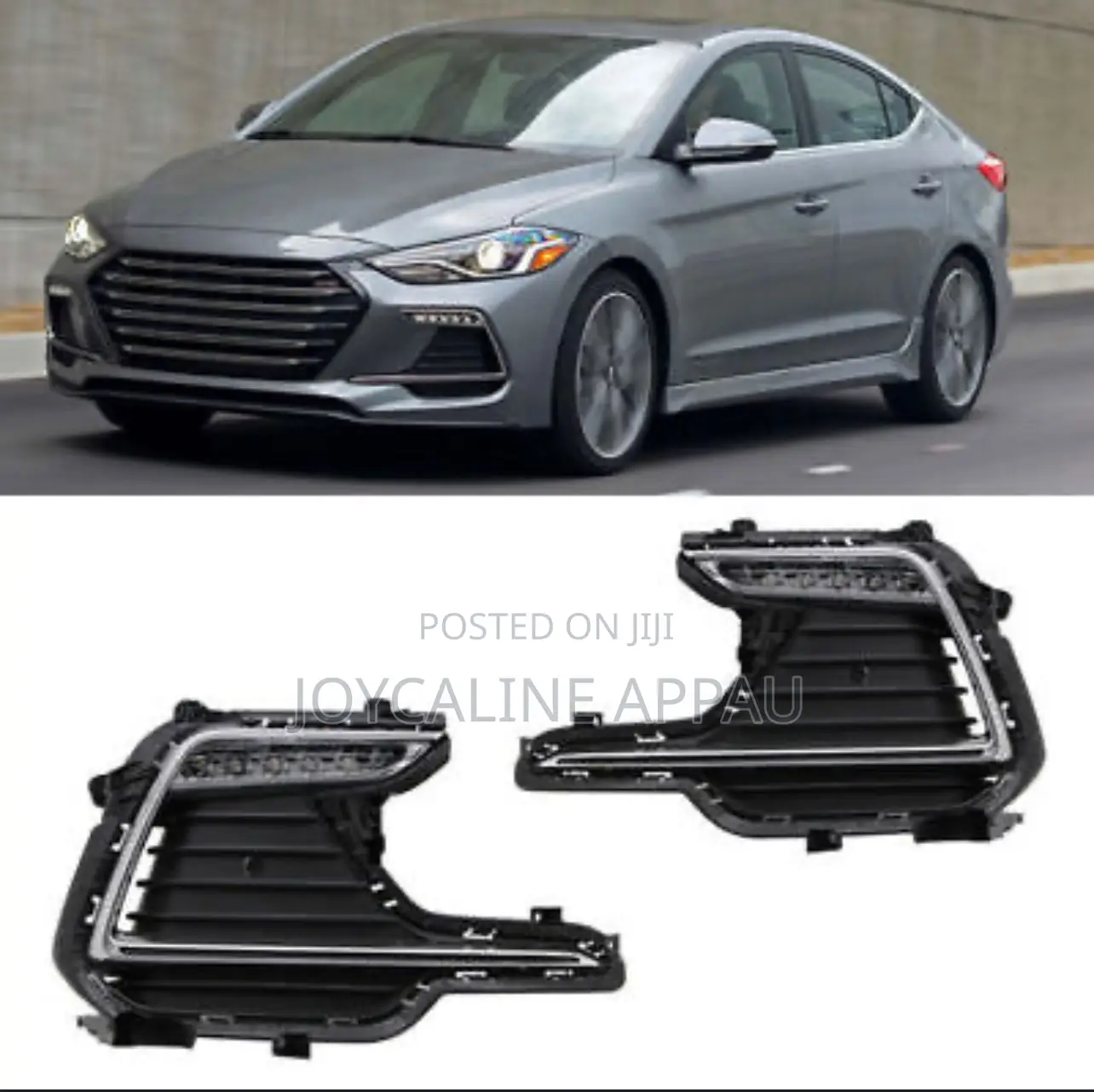 Hyundai Elantra 2017 to 2018 Sports Fog Light Led Daytime Running