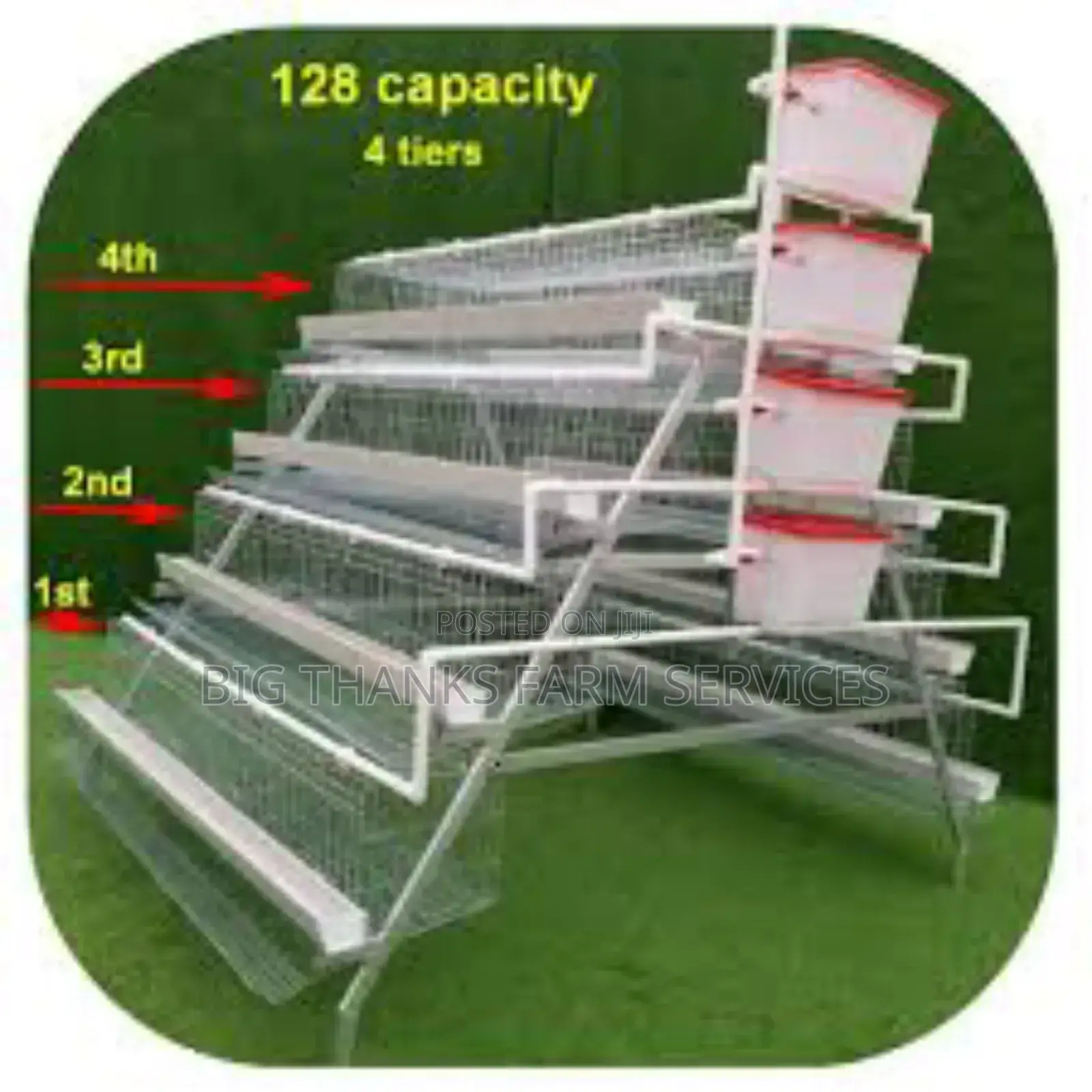 A Type Battery Cage, 3 Tier