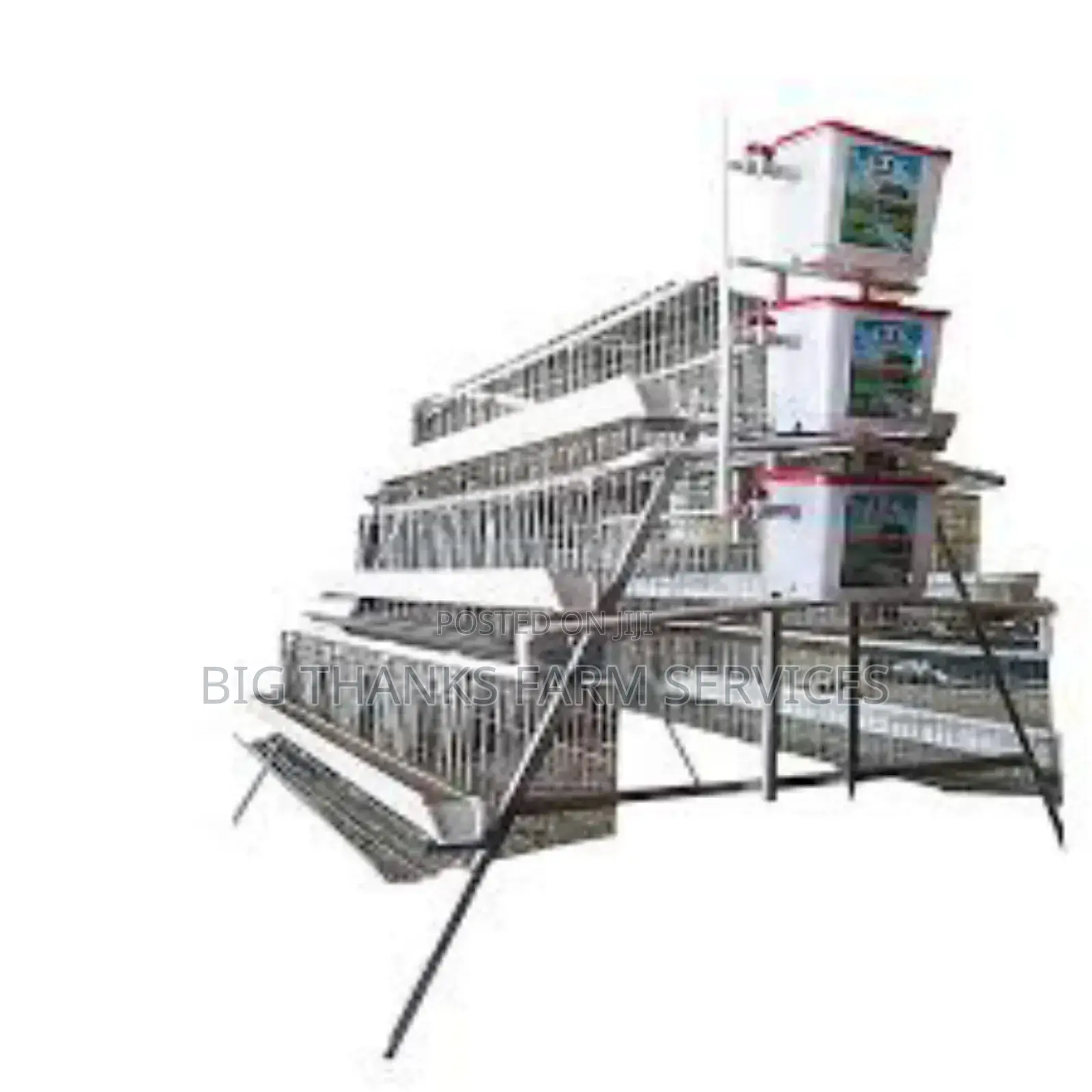 A Shape Battery Cages,160 Capacity