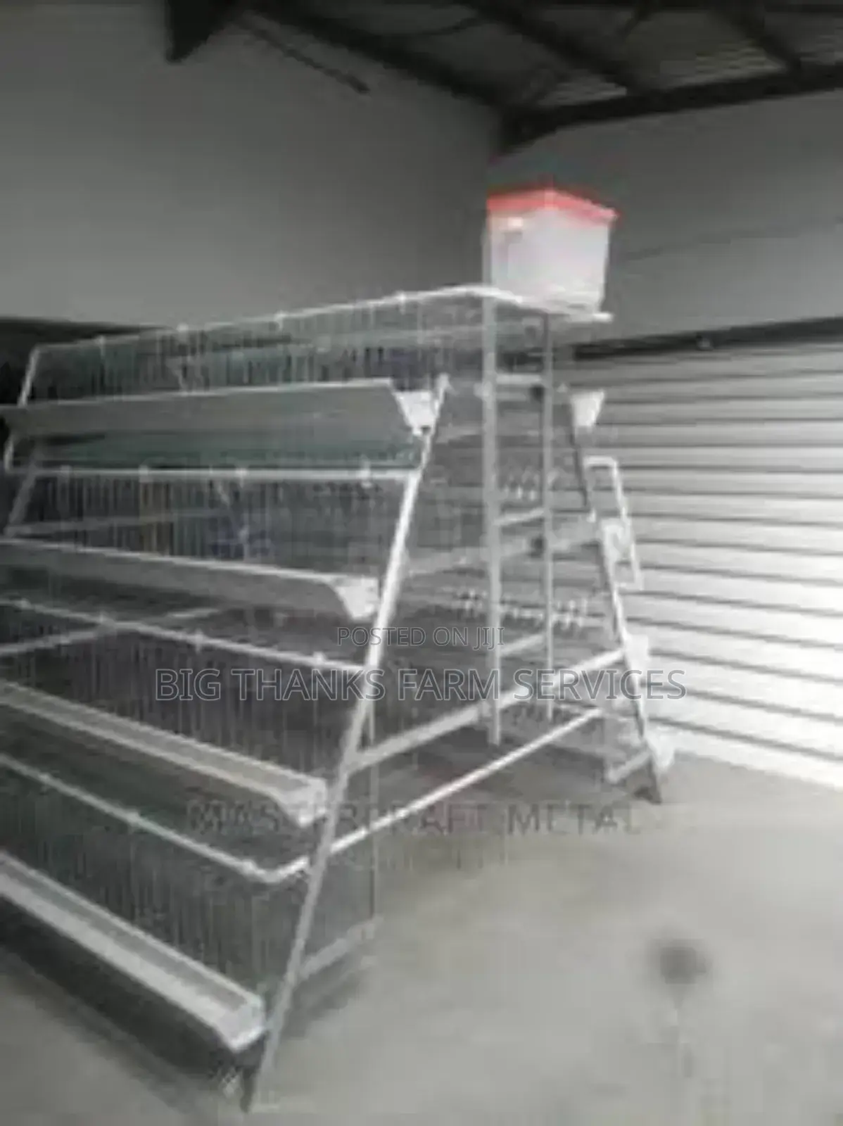 Battery Cage,A Shape,3 Tier,120 Cap