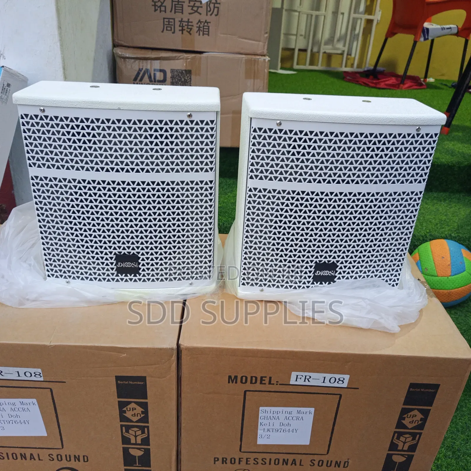 A Pair Of 8 Inch 80 Watts  Conference Wall Speakers