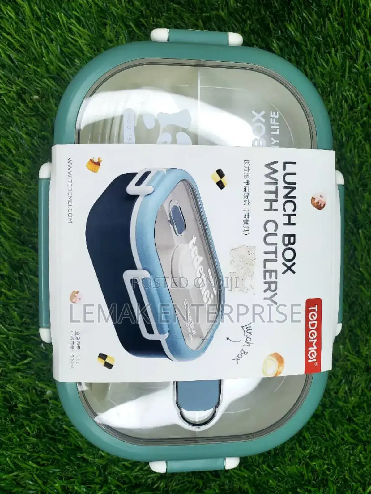 Todomei Lunch Box With Cutlery Sets