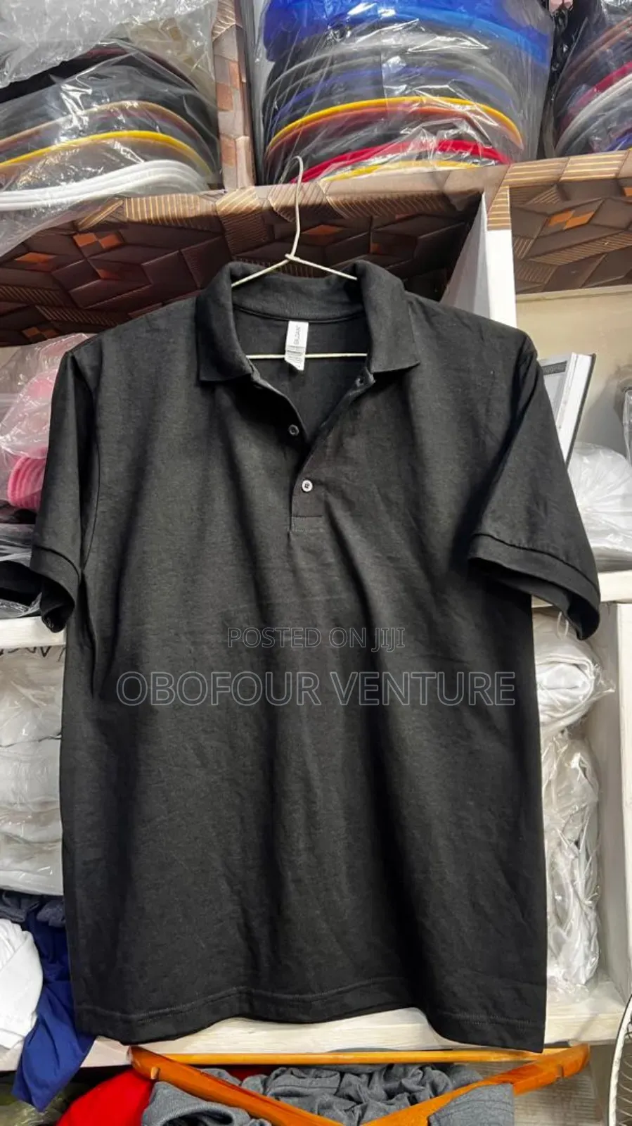 Black Polo From Usa  Gildan