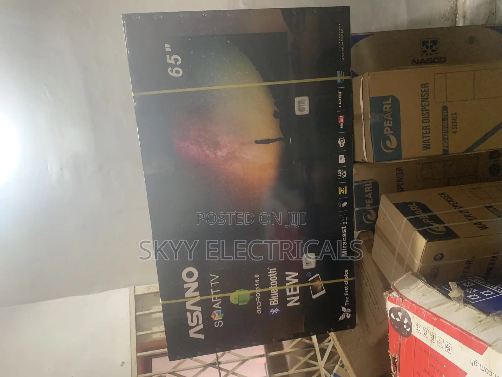 Nasco 65”Smaet Uhd 4k Smart Android Tv
