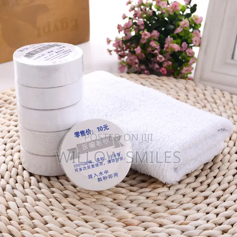 Compressed Cotton Towels