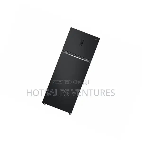 Best Lg 473 Litres Top Freezer Black Auto Ice Maker Fridge-Gn-F452pfaq