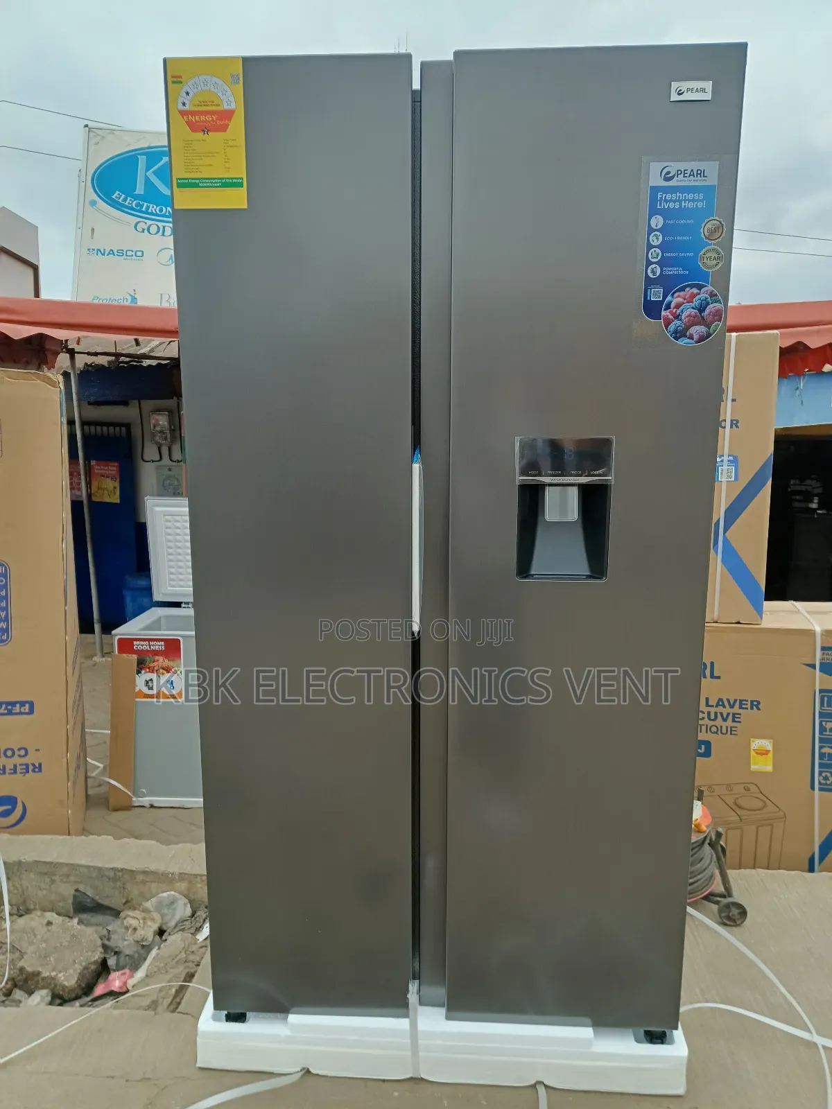 Pearl 450liter Side/Side Fridge Water Dispenser