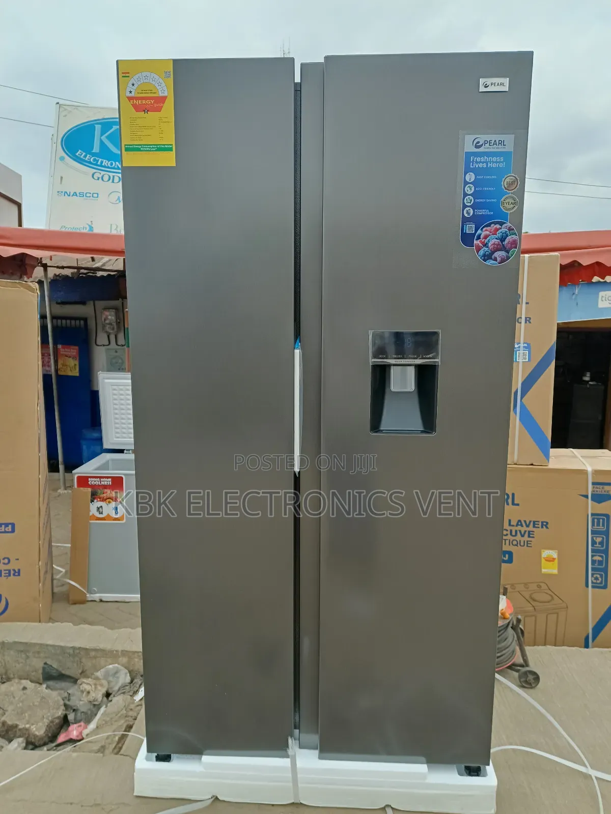 Pearl 450liter Side/Side Fridge Water Dispenser
