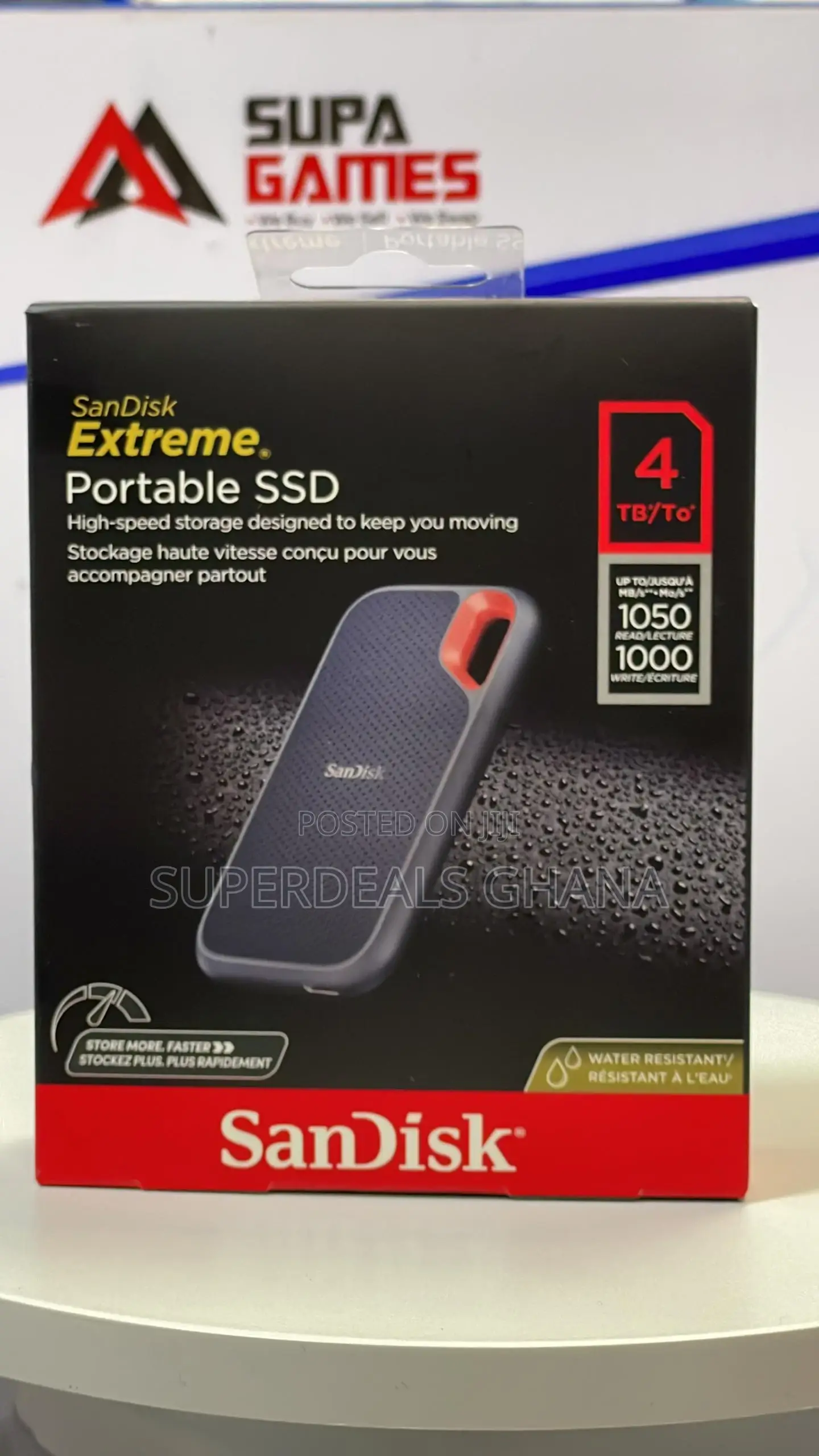 Sandisk Extreme Portable SSD 4tb/To
