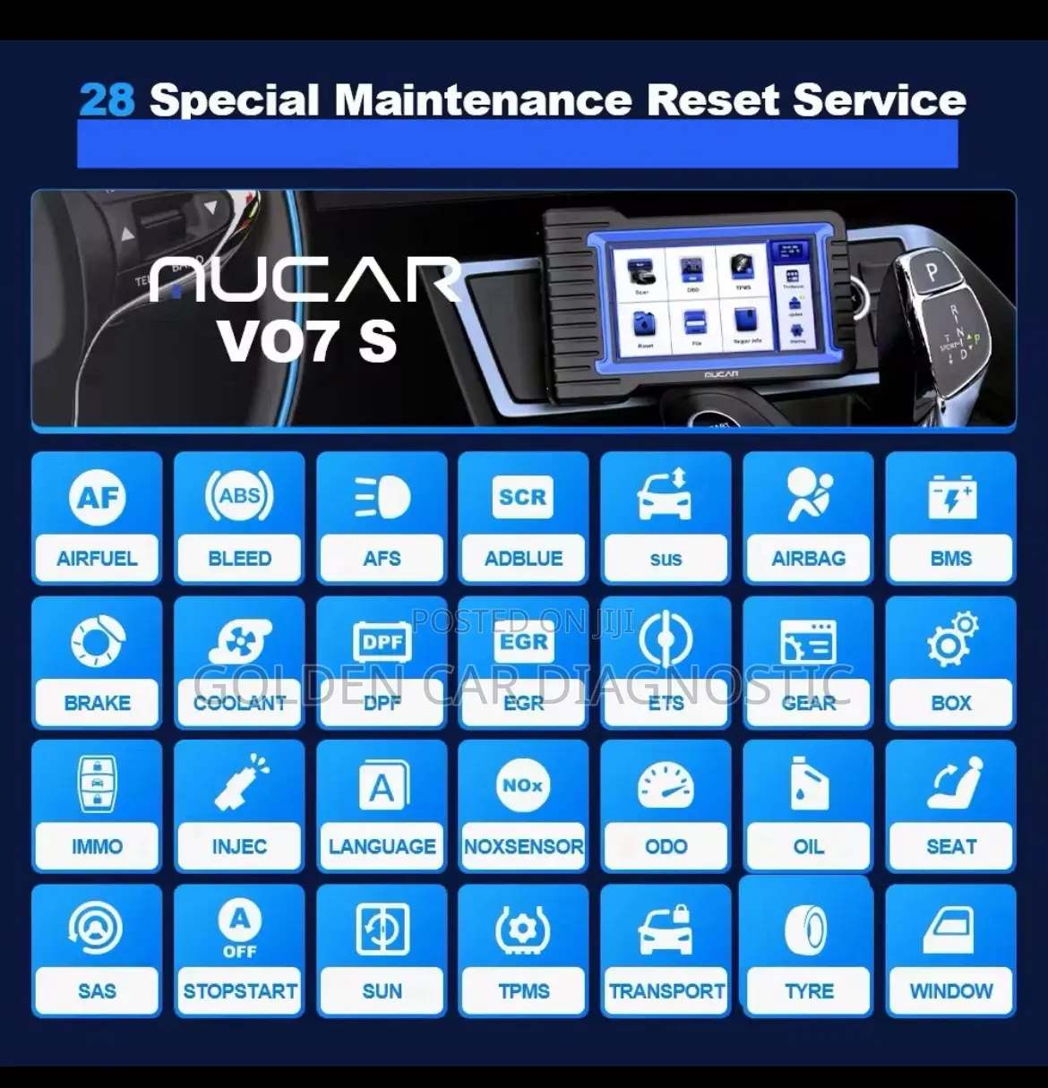 Mucar Vo7s Bluetooth Obd2 Car Diagnostic Scanner