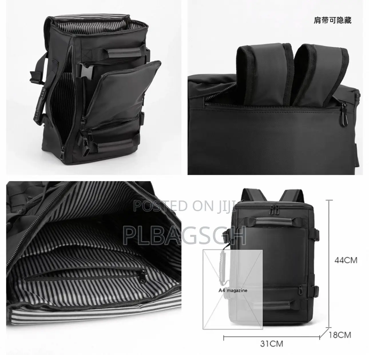 New Men's Backpack, Business High-Capacity Computer Bag