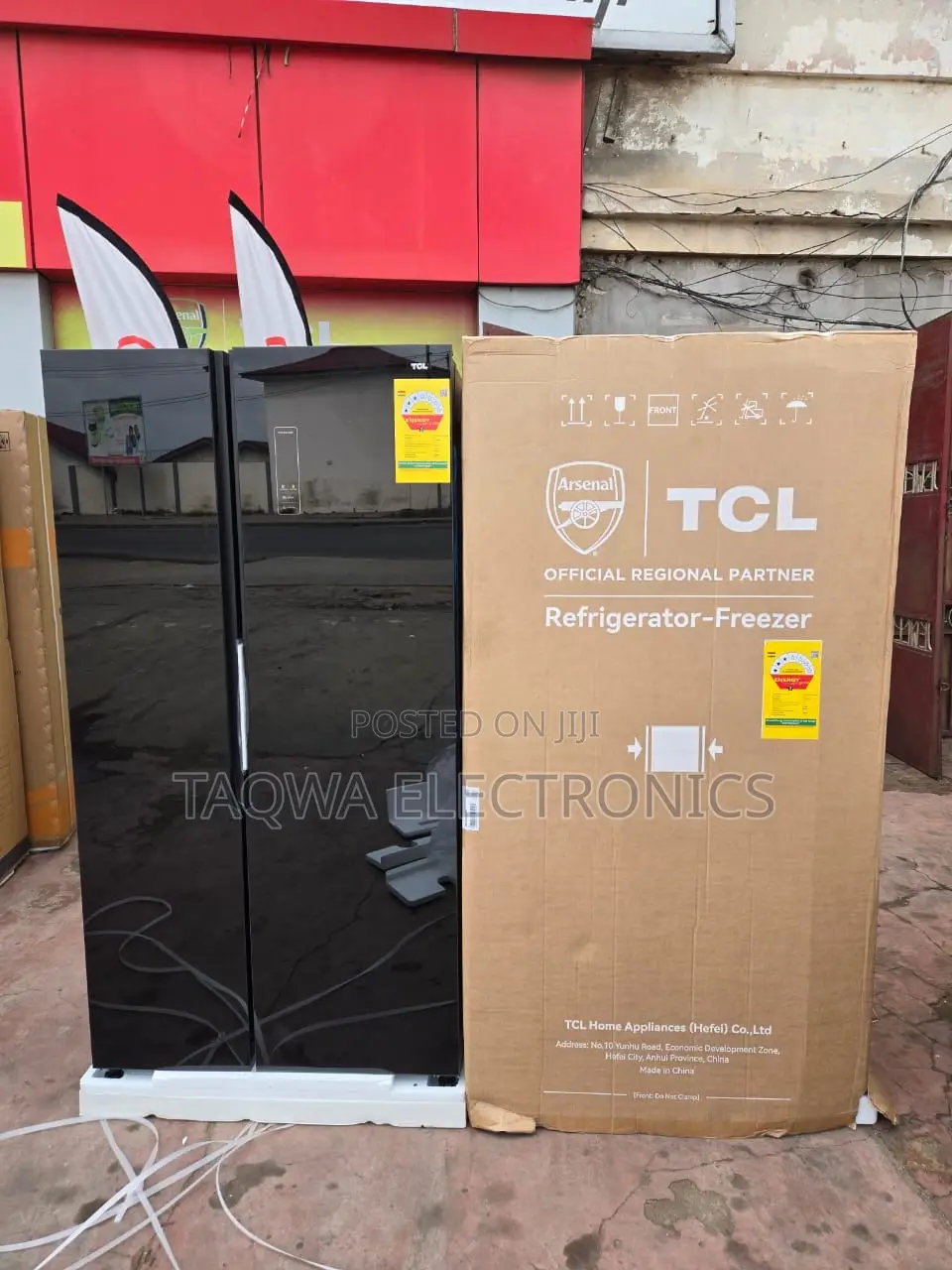 TCL Side by Side Refrigerator