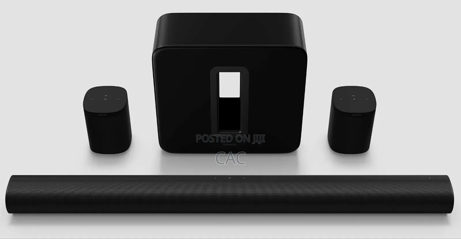 Sonos Arc Sl + Subwoofer + 2xsonos One Sl (Black)