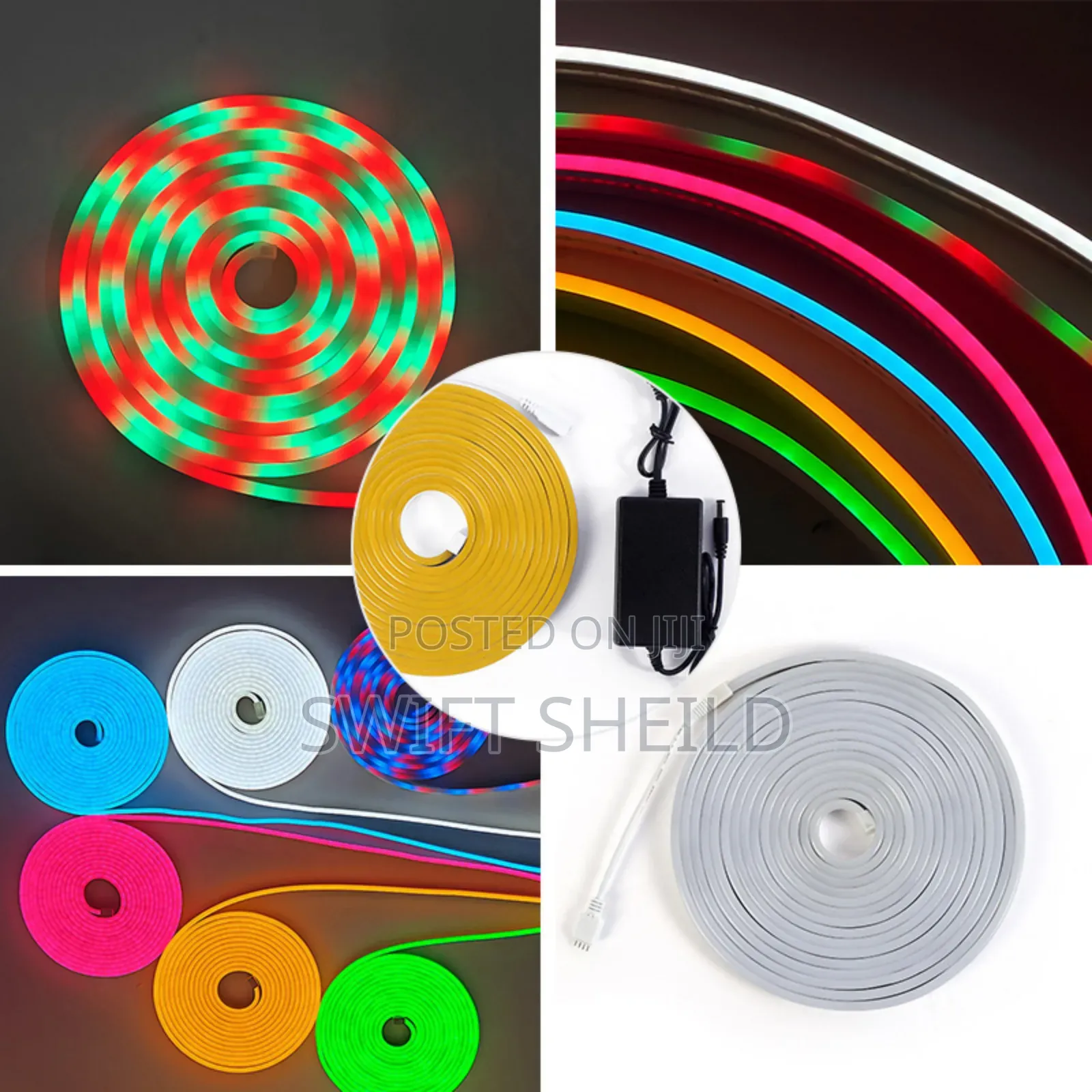 Neon Light Single Colour 5m- Purple, Pink, Warm, Blue, Orange