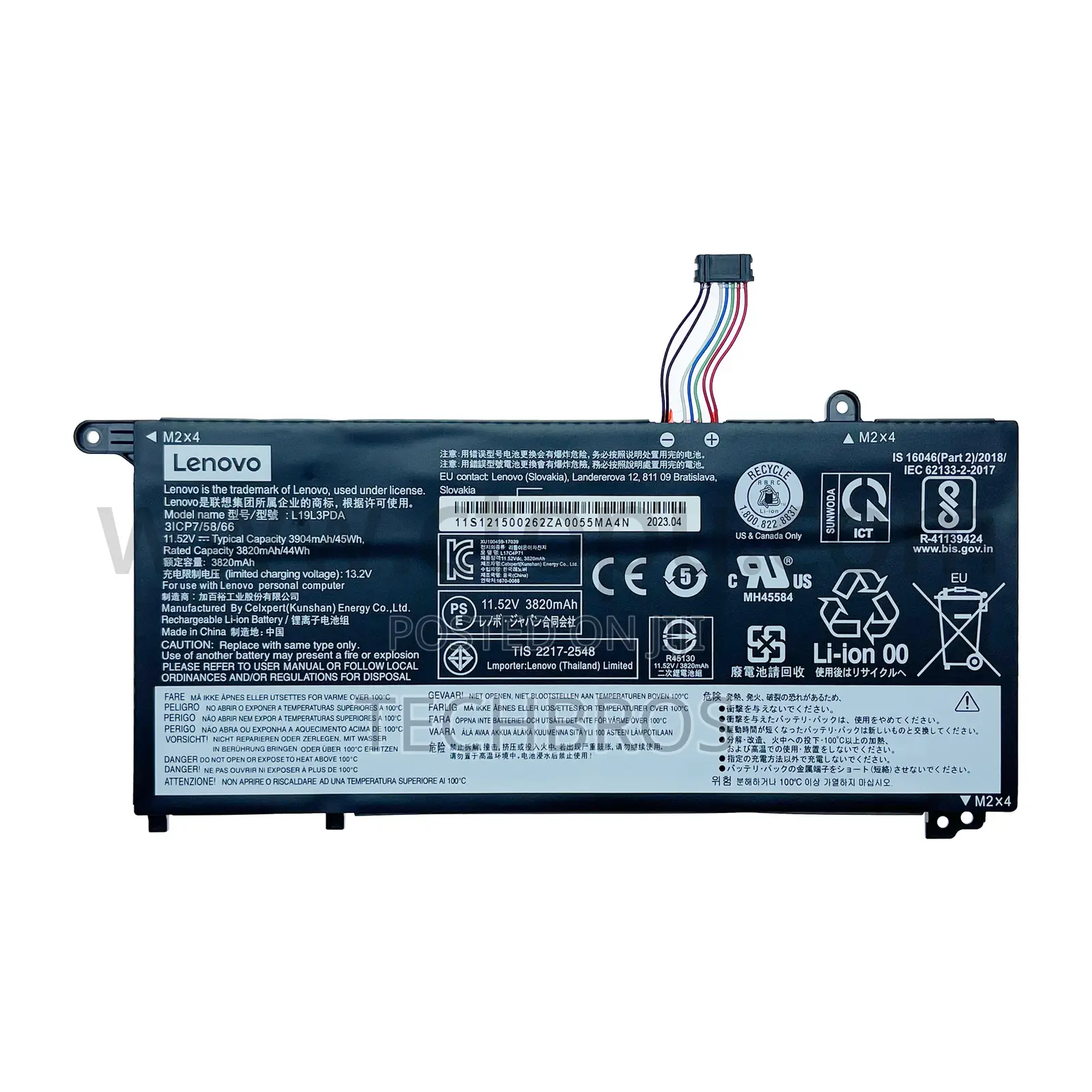 Original Battery For Thinkbook 14 /15 Gen 2-4/ Thinkbook 15(L19c3pda)