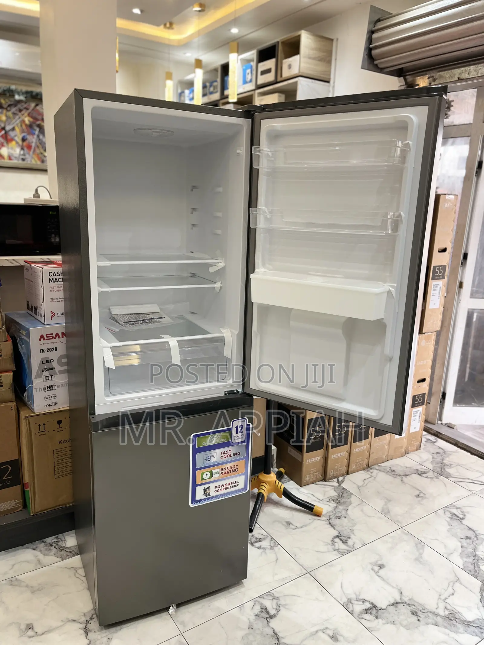 Nasco 296l 3-Star Bottom Freezer Fridge W/ Water Dispenser [Nasd2-36d]