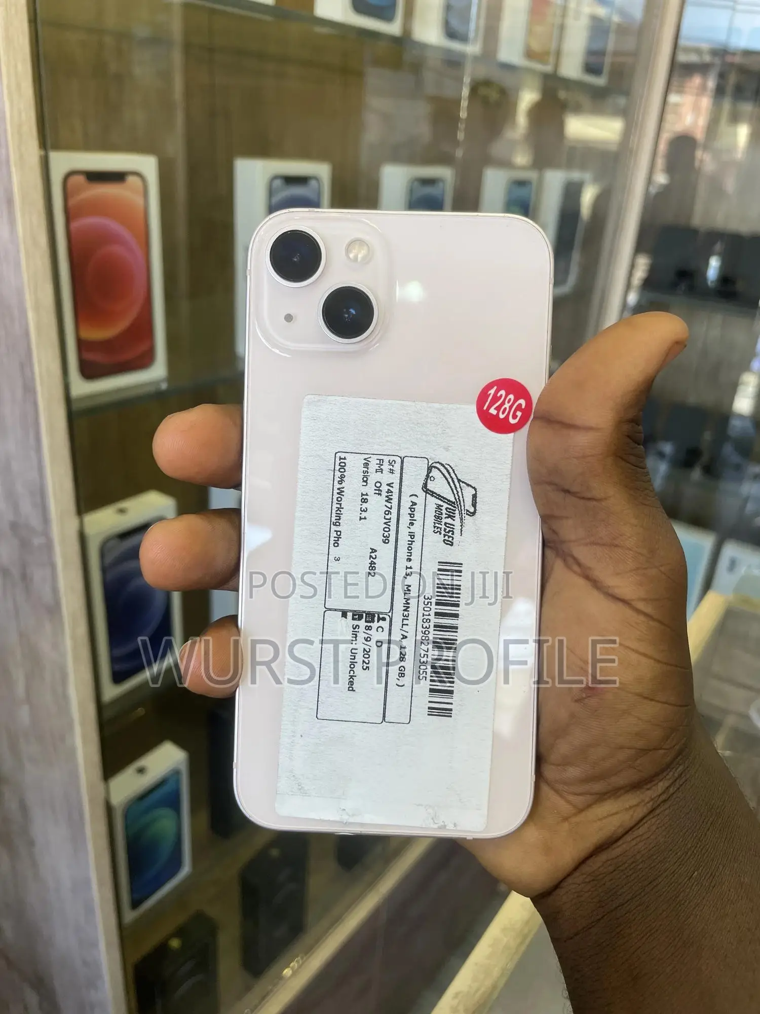 New Apple iPhone 13 128 GB Pink