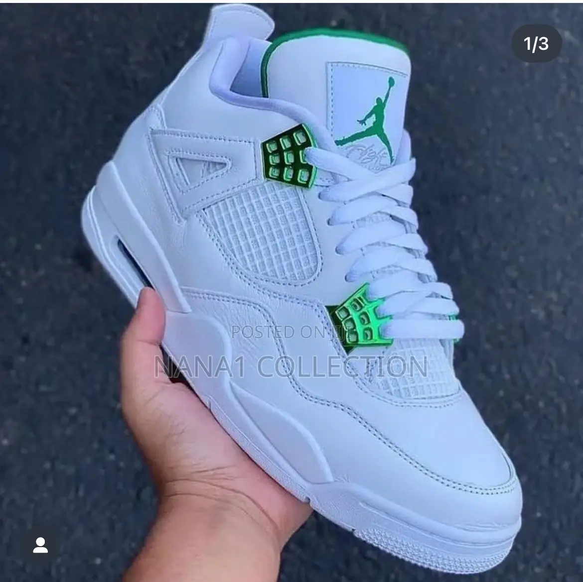 Air Jordan 4 Metallic Green