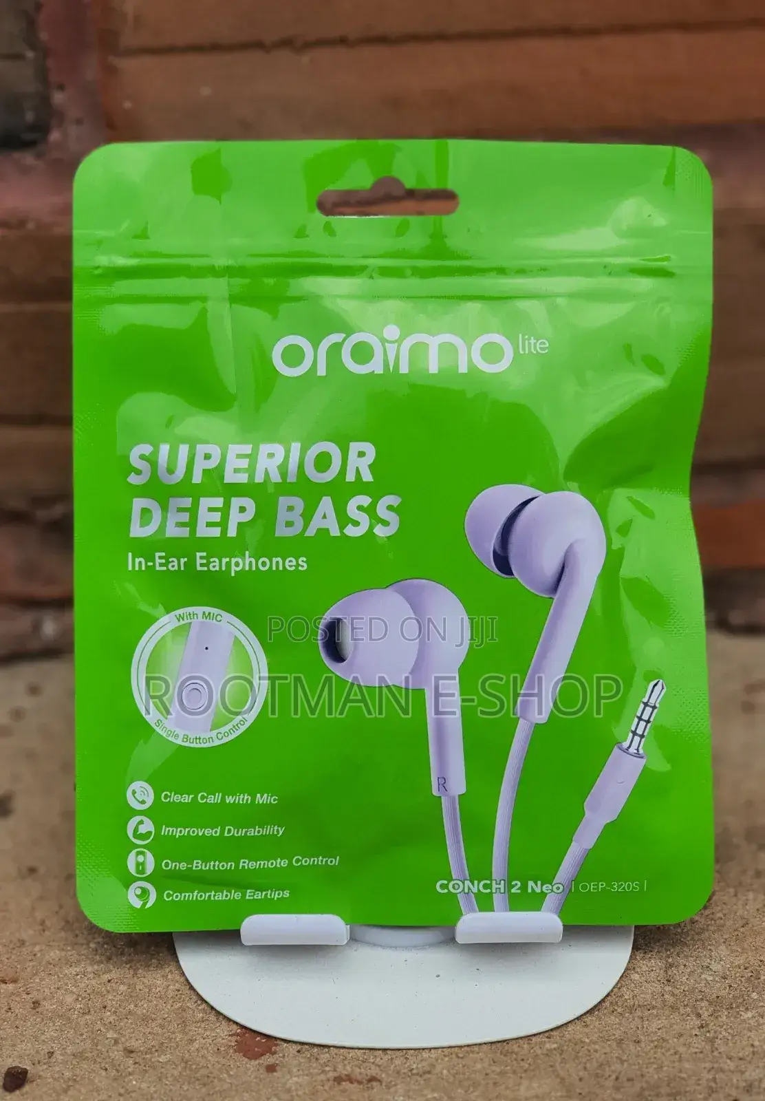 Purple Oraimo Earbuds Conch 2 Neo