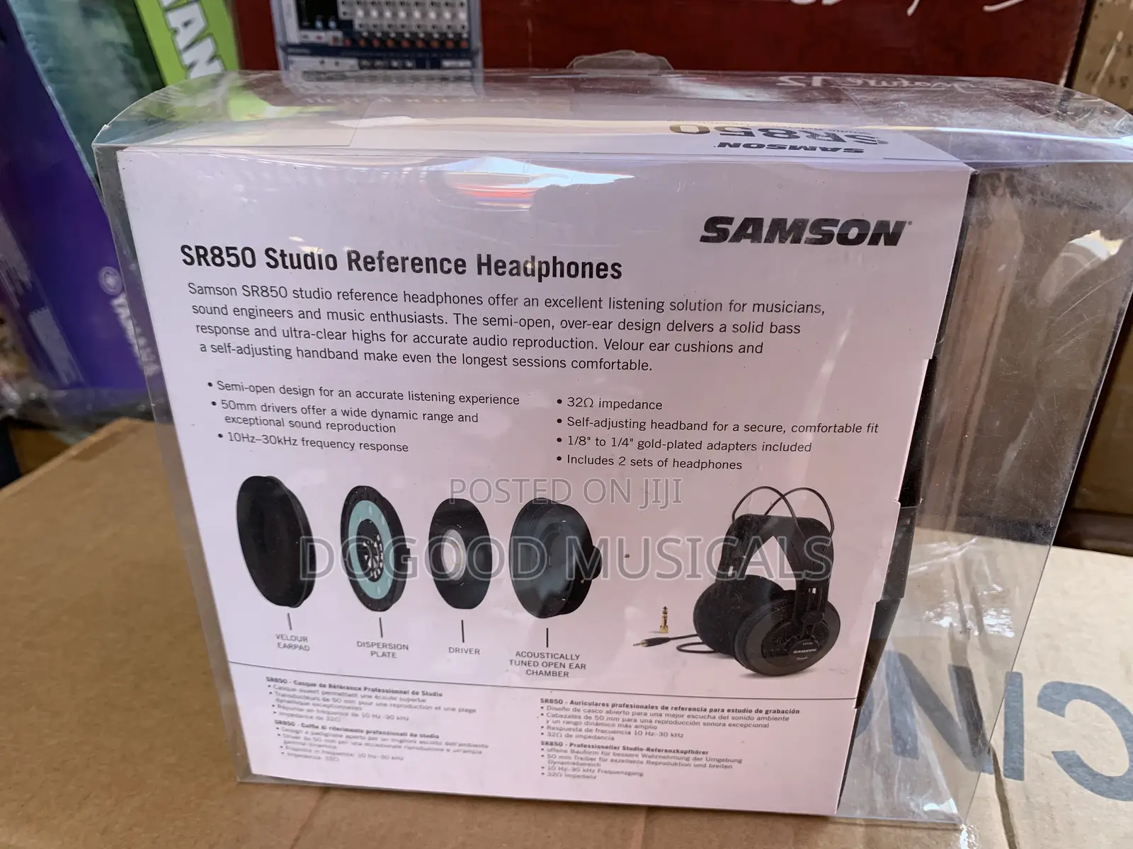 Samson Sr-850 Studio Reference Headphone