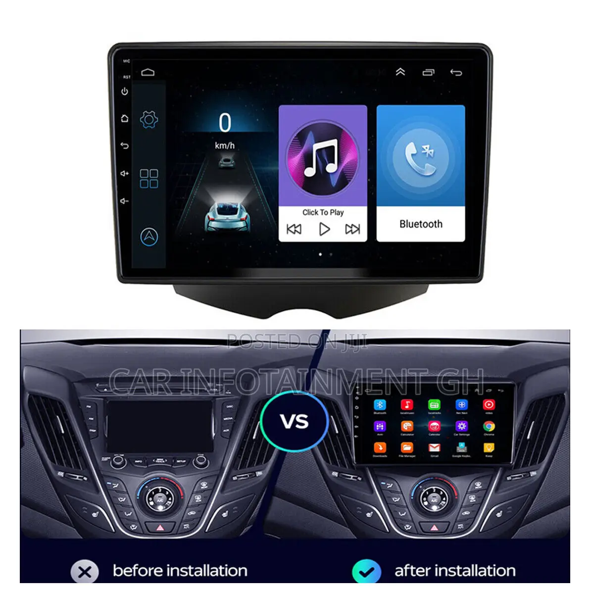 Brand New Android Car Tape For Hyundai Veloster 2012-2017