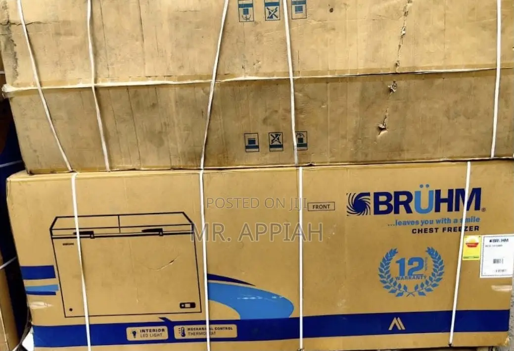 Sealed in Box Bruhm 1010 Double Door Chest Freezer 