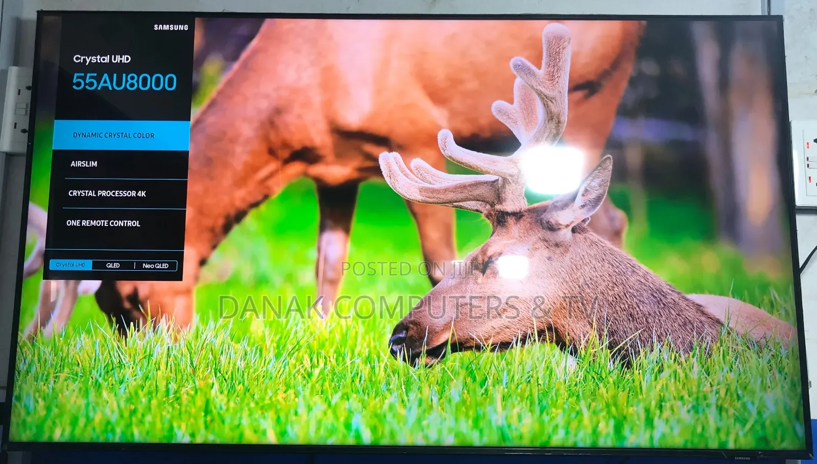 Samsung 55" Crystal Uhd Smart Tv 55au8000