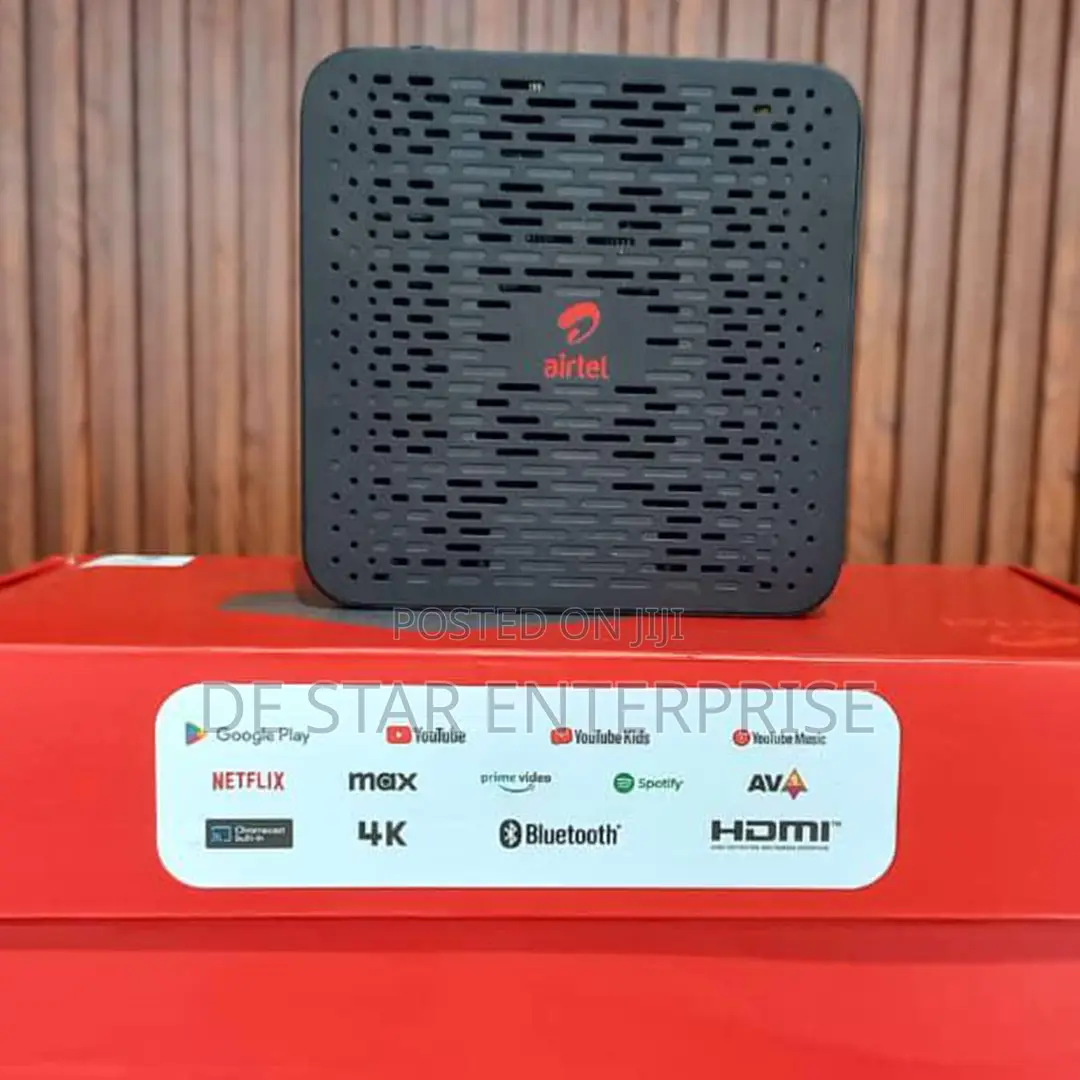 Airtel 4g Android Tv Box + Airtel Smart Router